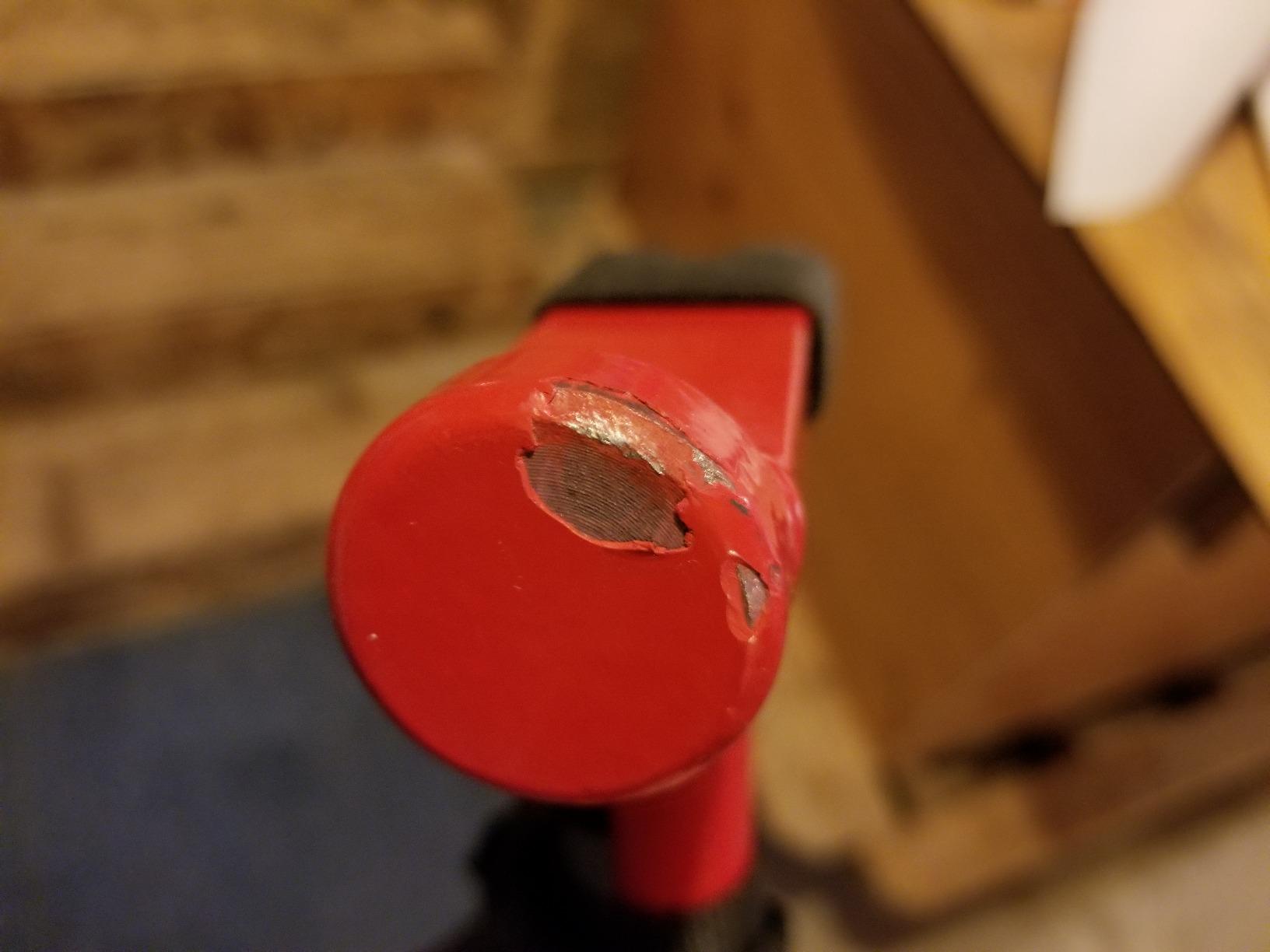 Eskimo CH9 19-inch Multi-Faceted, Dual-Action Chipper Head Design Hammer-Style Ice Chisel Red customer photo 2