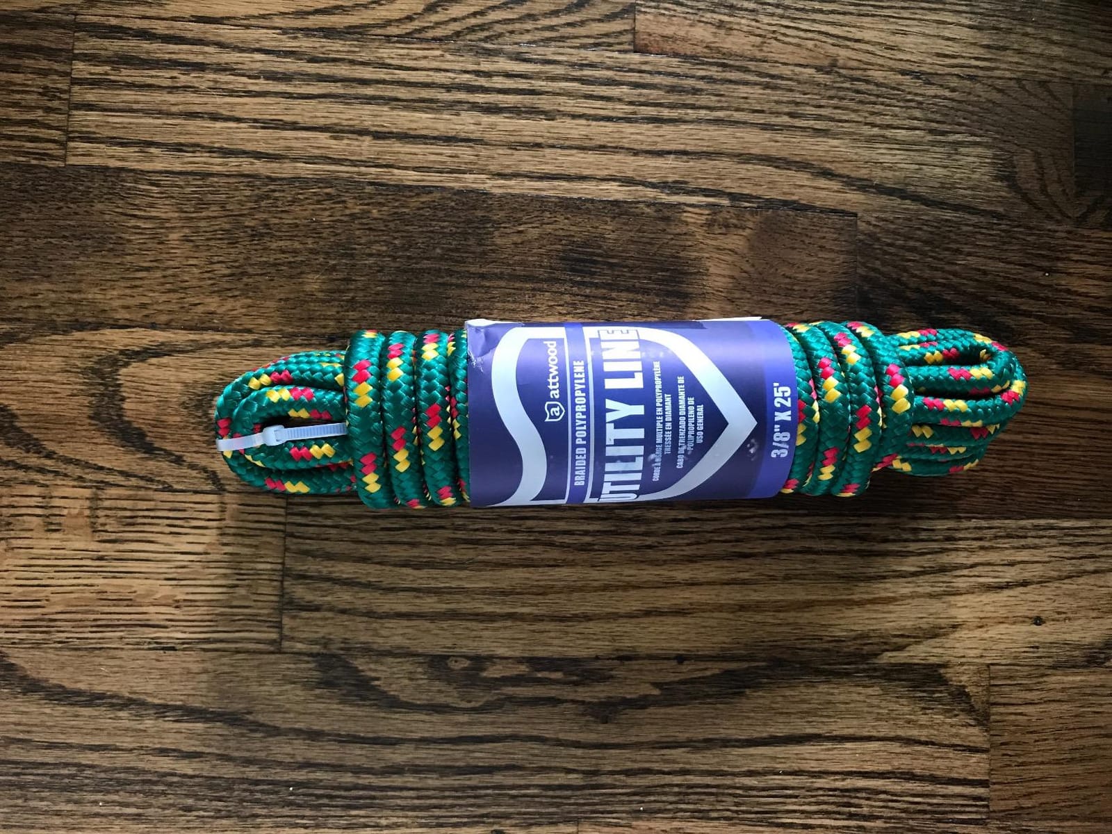 Attwood Braided Polypropylene Utility Line 25 Ft | Strong, lightweight utility rope for marine and outdoor applications customer photo 1