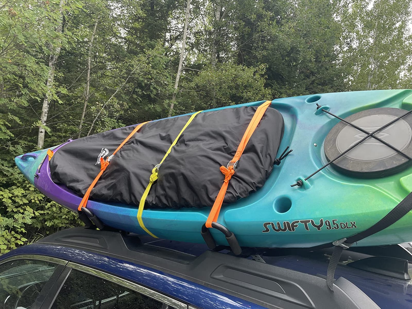 Seals Nylon Kayak Cockpit Cover for Storage & Travel | Durable, Medium Weight Waterproof, Pack Cloth, Storage & Transport Cover for Kayaks, Made in USA customer photo 1