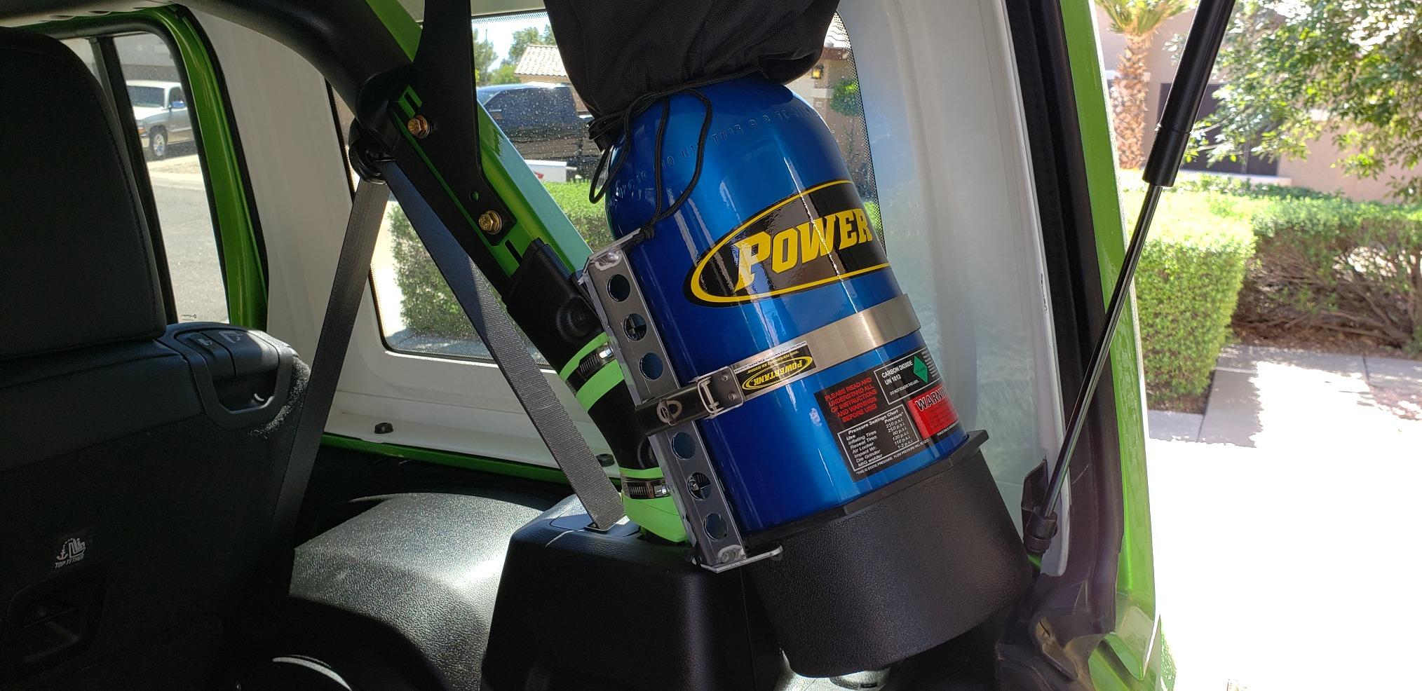 Power Tank 10 lb Off Road Tire CO2 Air Up System with Candy Blue Tank customer photo 1