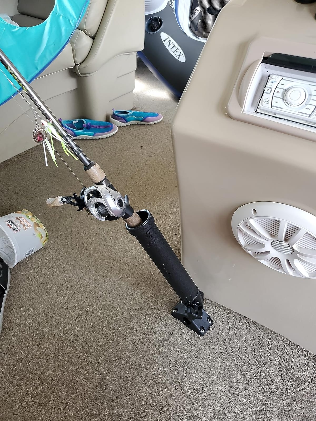 476 Tube Style Rod Holder, Rocket Launcher with 0241 Mount, Black | Fishing Accessory, Adjustable, Salmon Fishing, Heavy-Duty Nylon customer photo 1