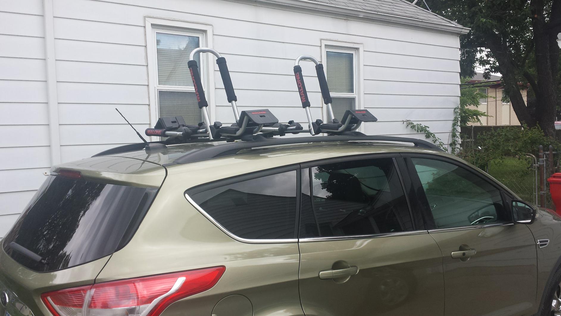 Malone Downloader Folding J-Style Universal Car Rack Kayak Carrier with Bow and Stern Lines customer photo 2