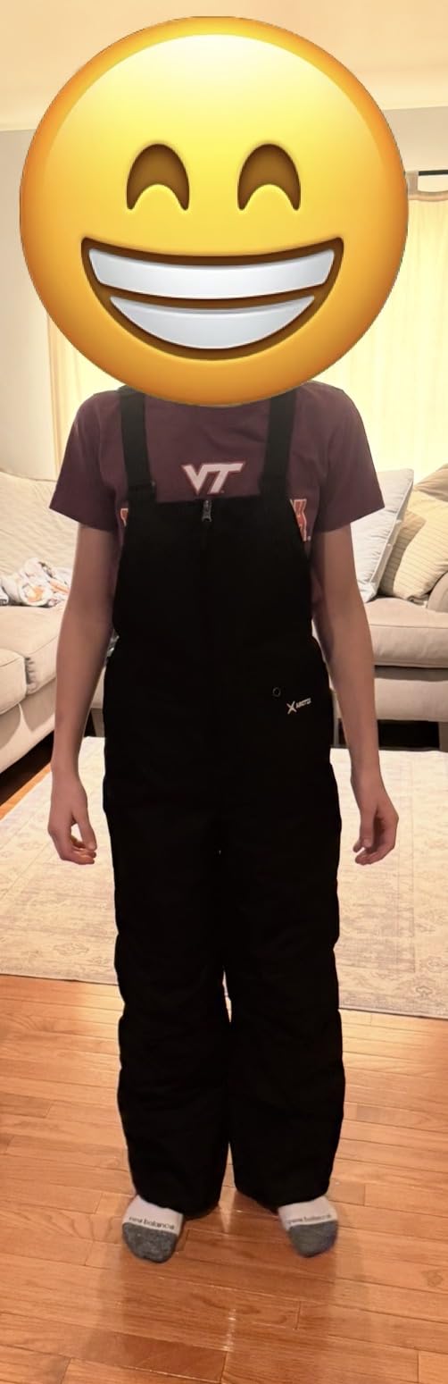 Kids Insulated Snow Bib Overalls customer photo 1