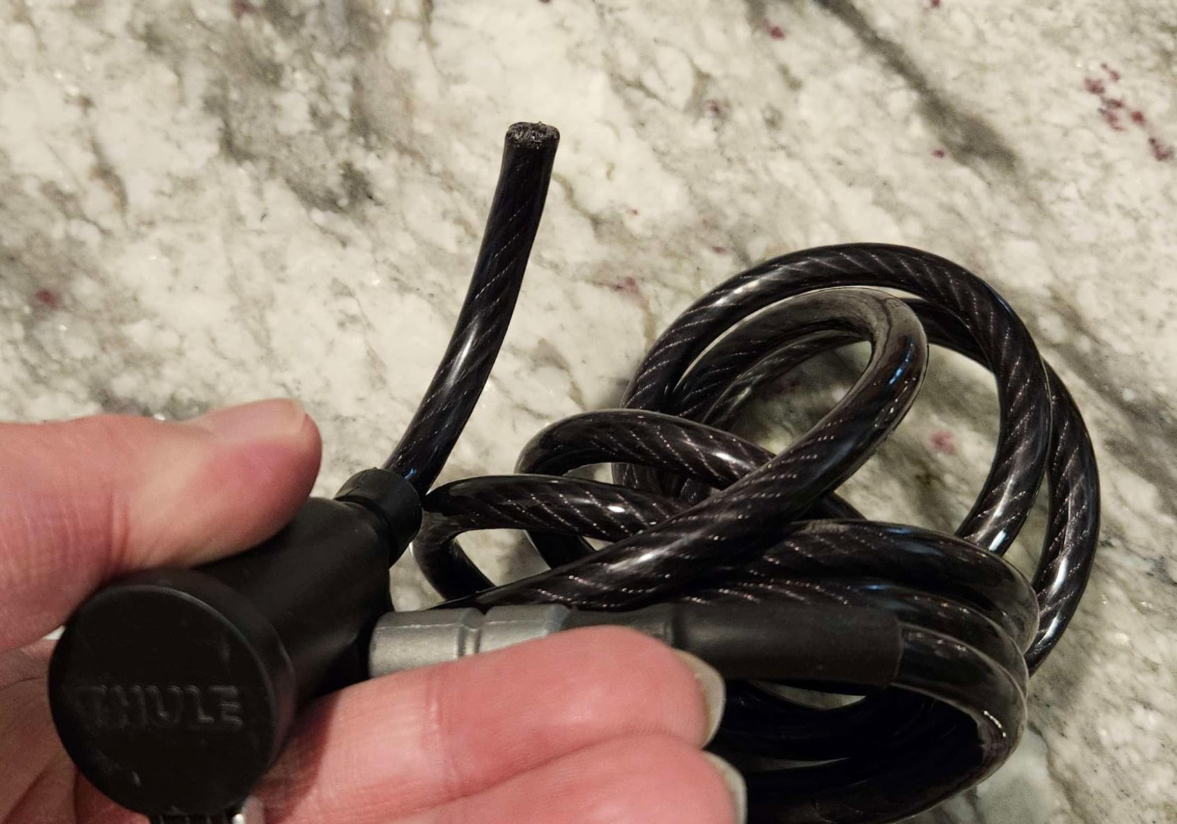 Thule 538XT 6-Feet One-Key System Cable Lock | Add-on Bike Cable Lock | 6ft for Rooftop & Fork Mount Carriers customer photo 1