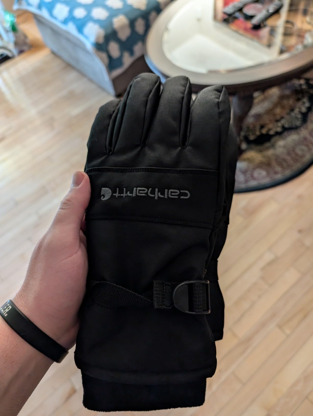 Carhartt Men's Waterproof Insulated Knit Cuff Glove customer photo 2