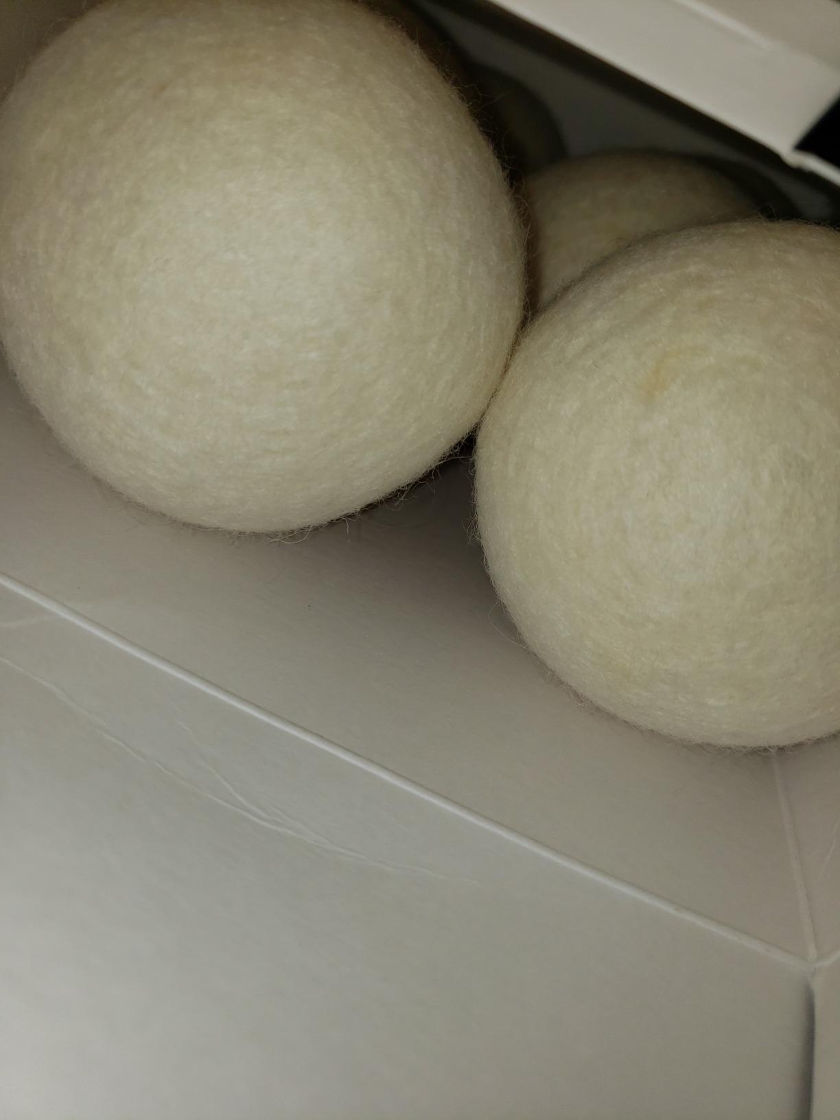 Woolzies Wool Dryer Balls Organic: Our Big Wool Spheres are the Best fabric softener | 6-Pack XL Dryer Balls for Laundry is Made with New Zealand Wool | Use Laundry Balls for Dryer with Essential Oils customer photo 1