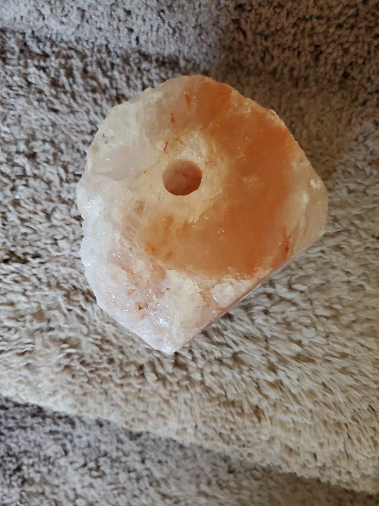 Horsemen's Pride Himalayan Salt Block on Rope for Horses, 4.4 Pounds, SS44 | 100% natural Himalayan salt block on rope for horses, 4.4 lbs, rich in essential minerals, long-lasting and weather resistant customer photo 1