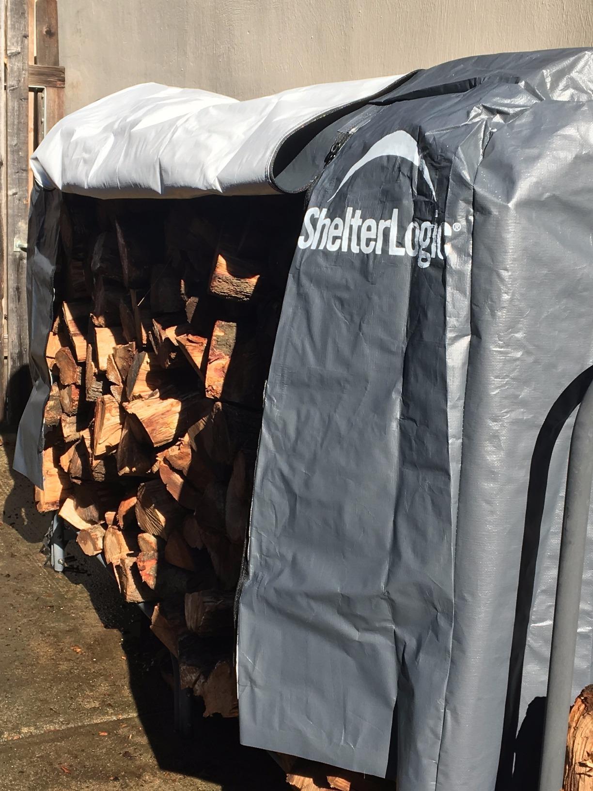 ShelterLogic Firewood Rack-in-a-Box Universal Full Length Cover for Firewood Storage Racks, Fits Most 8-Feet Firewood Racks Size: 8-Feet customer photo 1