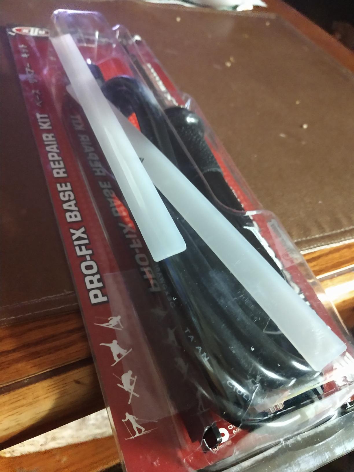 KUU Pro-Fix Ski & Snowboard Base Repair Kit - P-Tex Repair Iron with 2 Black & 2 Clear Slick Sticks - Ski Base Repair Kit for Base Welds, Gouges & P-Tex Repairs - 120V Ski Repair Iron customer photo 2