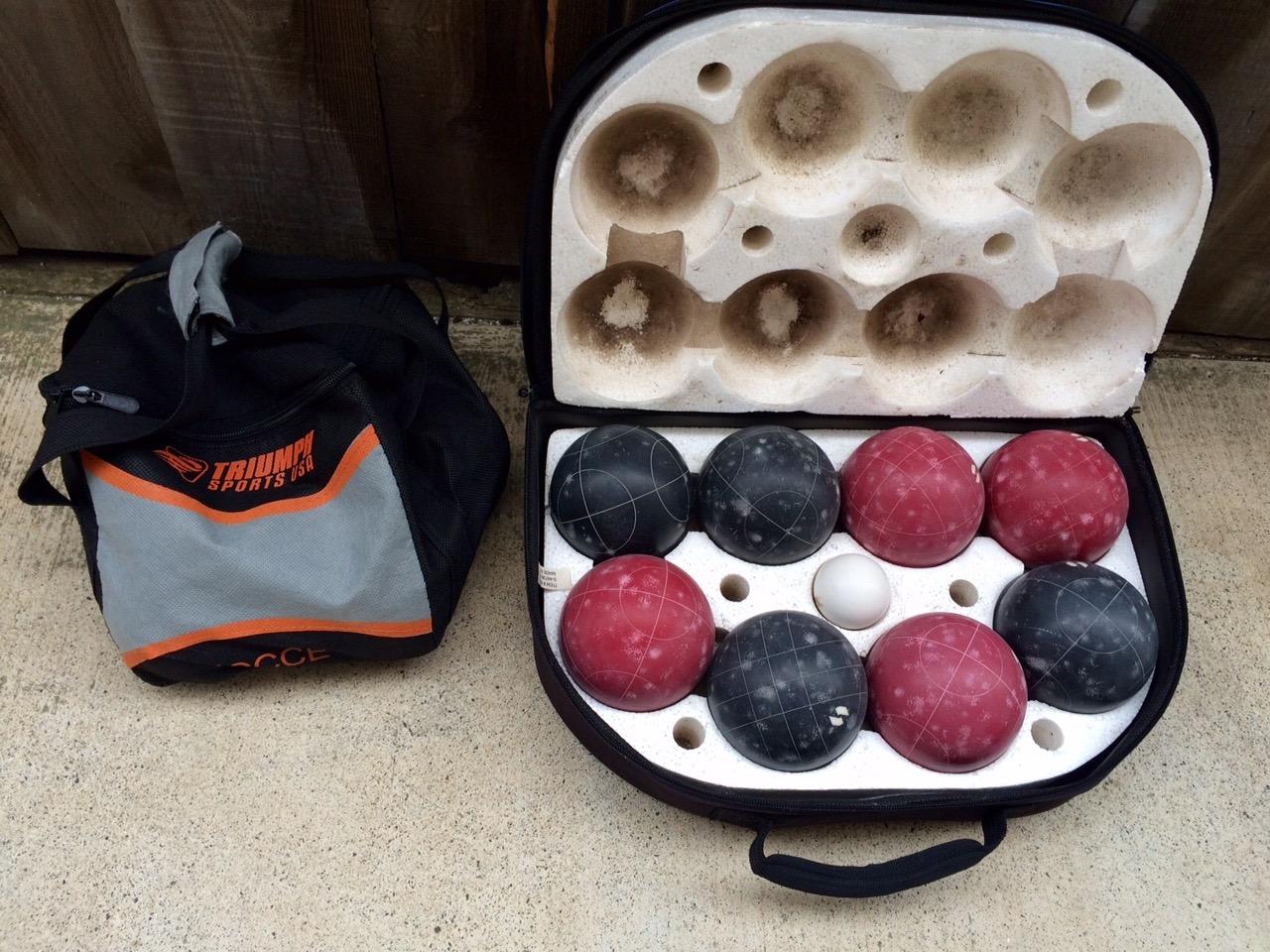 Triumph Sports Competition 100mm Resin Bocce Ball Outdoor Game Set with Carrying Bag for Easy Storage, Multi, One Size, 35-7103-3 customer photo 2
