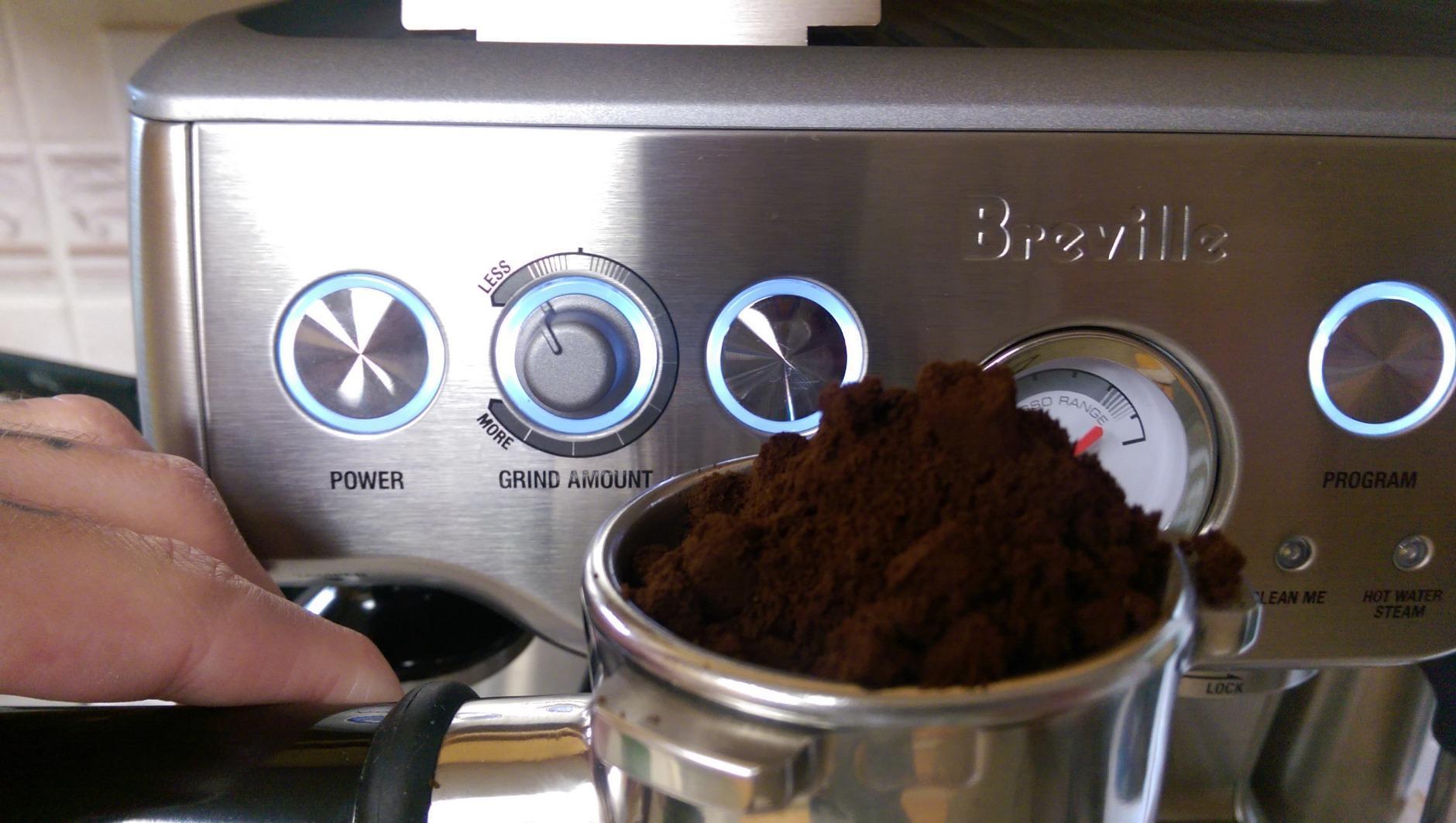 Breville BES870XL Barista Express Espresso Machine, Brushed Stainless Steel customer photo 1