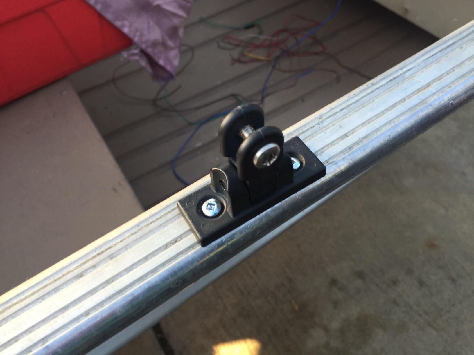 Northwest Tarp & Canvas 180 Degree Bimini Universal Deck Hinge, Black Nylon, 1 Pair customer photo 1