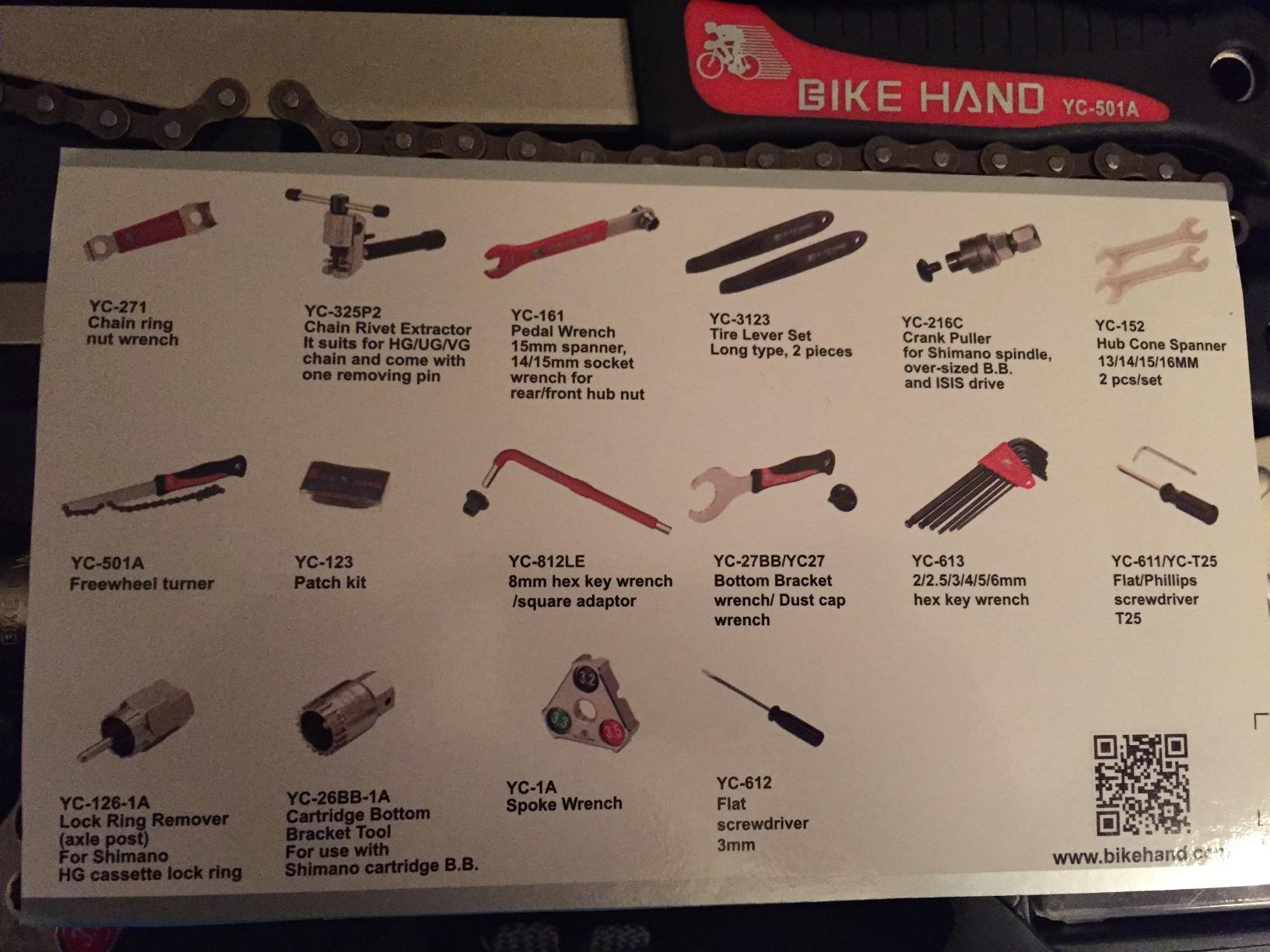 BIKEHAND 18 Piece Bike Bicycle Repair Tool Kit Set - Great Bike Maintenance Tools for Mountain & Road Bike - Bike Tools Set Complete with Torque Wrench customer photo 1