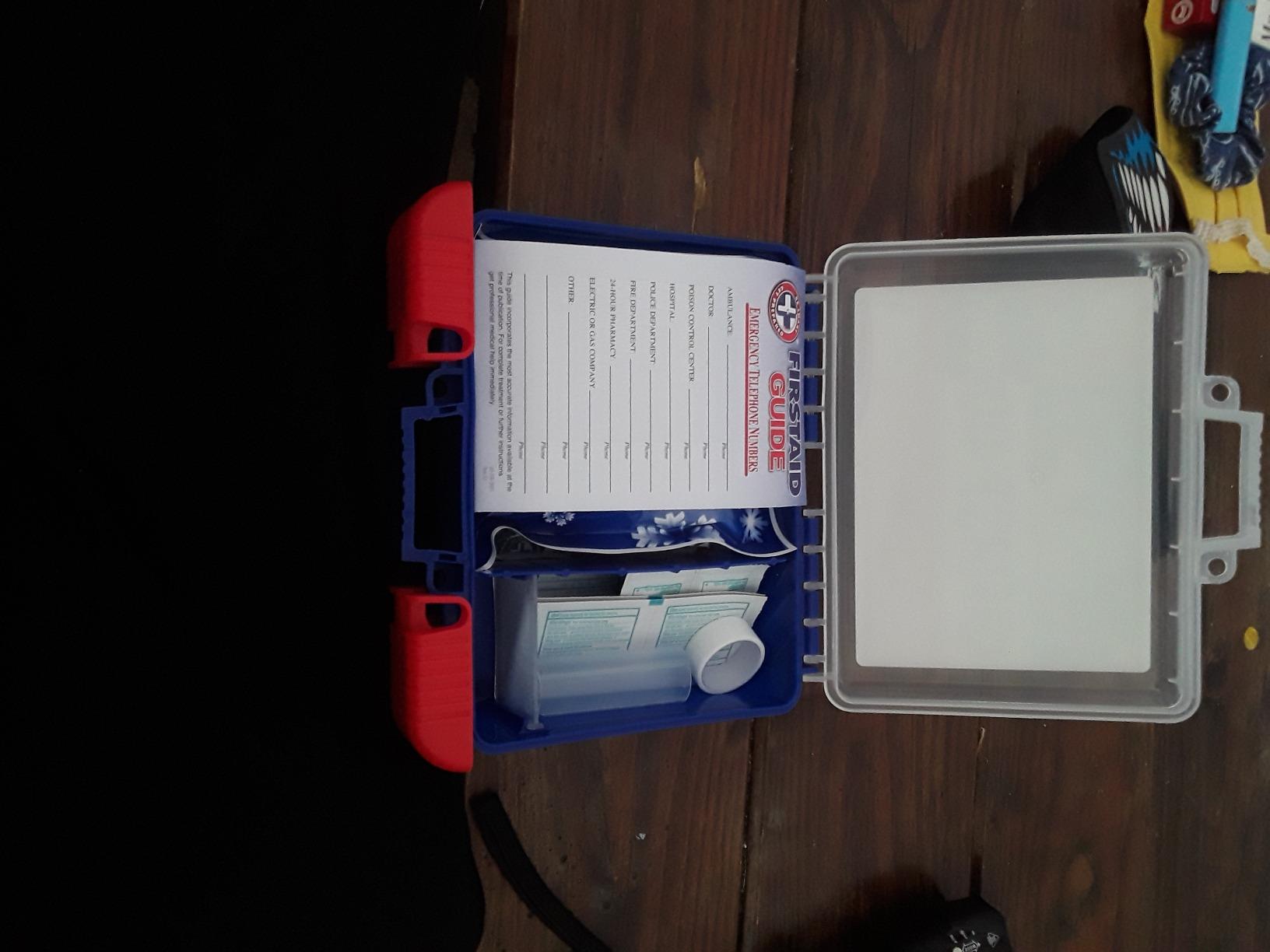 Be Smart Get Prepared 110 pc First Aid Kit: Clean, Treat, Protect Minor Cuts, Home, Office, Car, School, Business, Travel, Emergency, Outdoor, Camping & Sports, FSA/HSA (Packaging may vary) customer photo 2