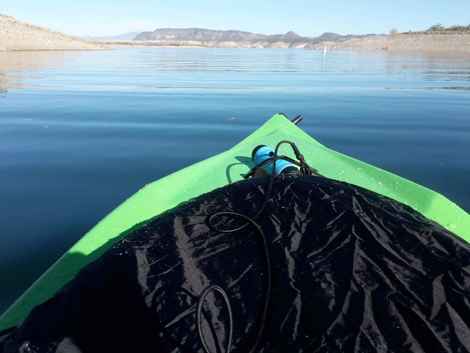 Attwood 11776-5 Kayak Nylon Spray Skirt with Mesh Storage Bag, Black customer photo 2