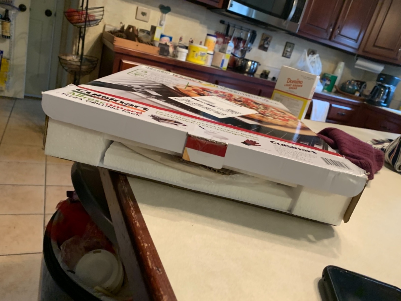 Cuisinart 3 Piece Pizza Grilling Pack, 13” Round Pizza Stone for Grill with Cutter and Foldable Stainless Steel Peel, Complete Set to Build Your Own Pizzas at Home customer photo 1