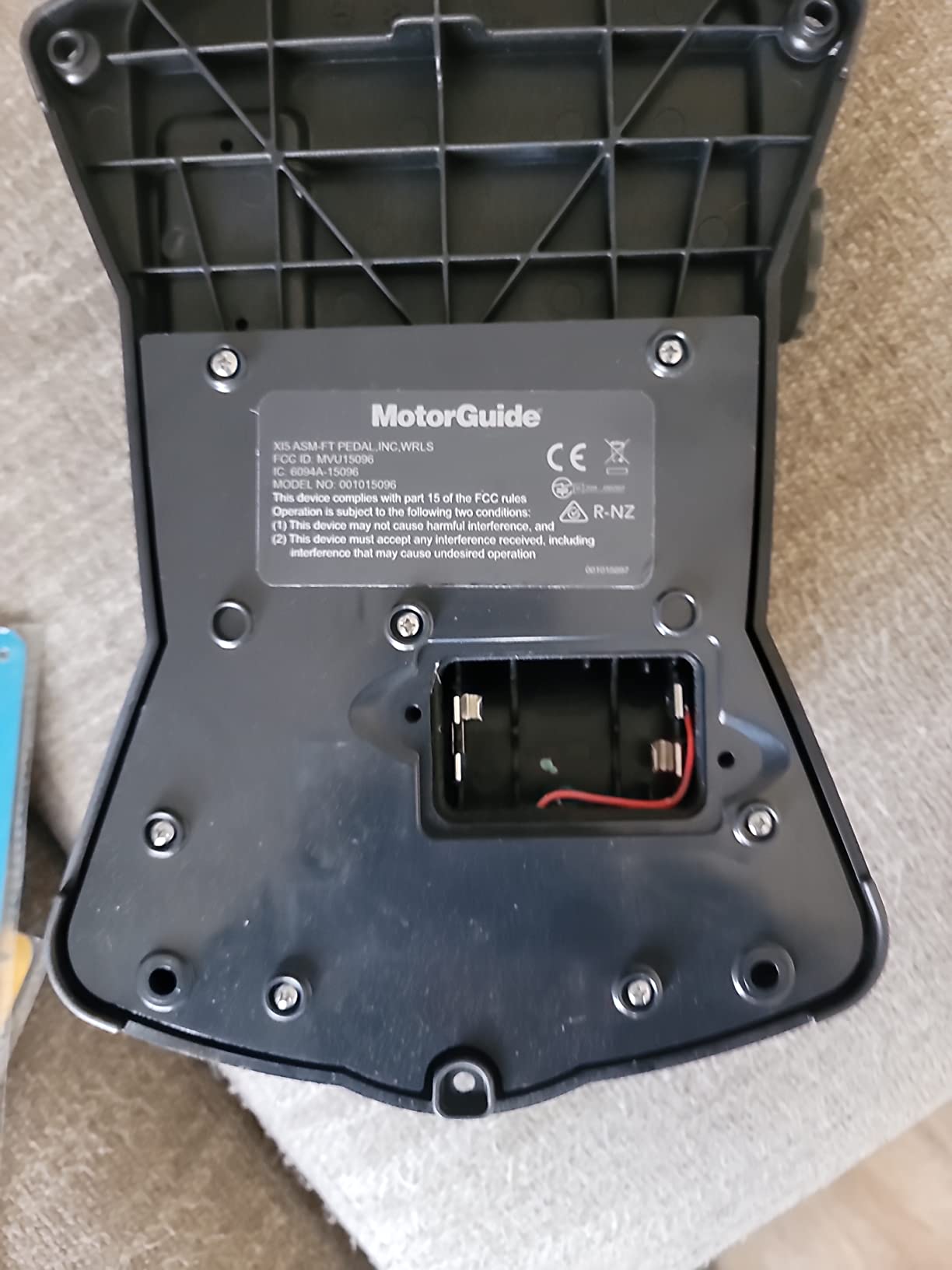 MotorGuide 8M0092069 Xi Series Wireless Foot Pedal - Compatible with Xi3 & Xi5 Trolling Motors - 2.4GHz Control, Variable Speed, Black customer photo 2