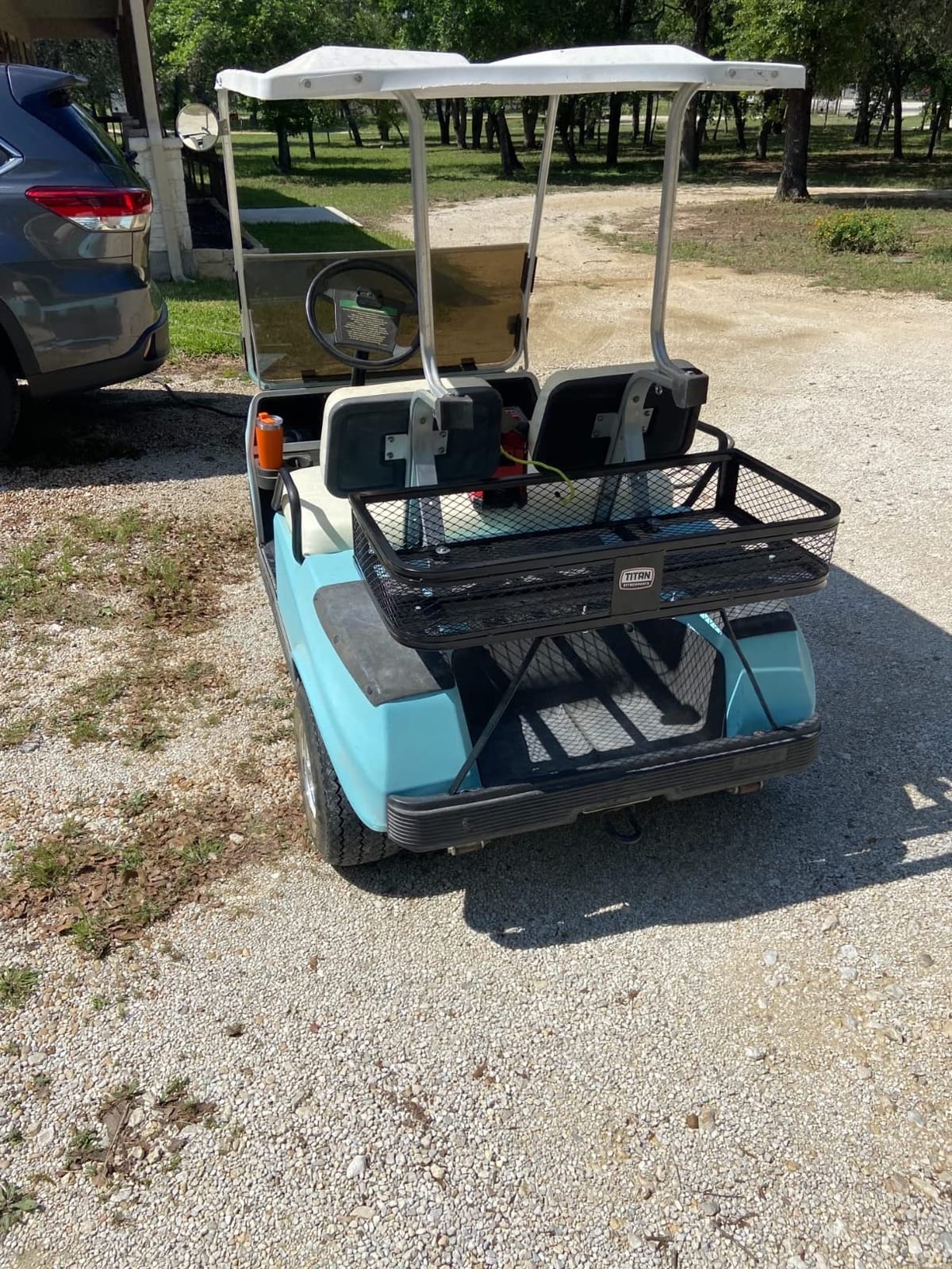 Titan Ramps Universal ATV/UTV Front Cargo Basket Rack with 100 Pound Capacity and Steel Construction for Carrying Buckets, Coolers, or Gear customer photo 2