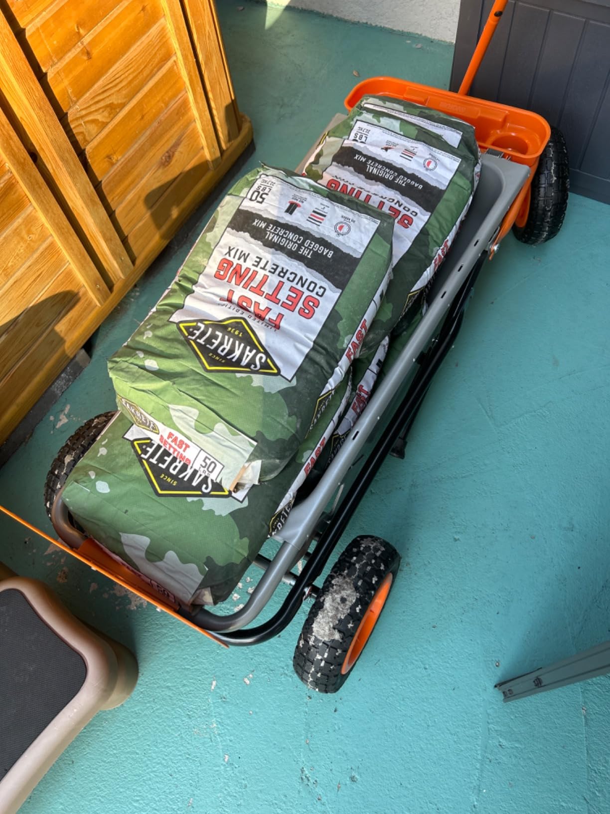 WORX Wheelbarrow Heavy Duty Dolly, 8-in-1 Aerocart Garden Cart, WG050 customer photo 2