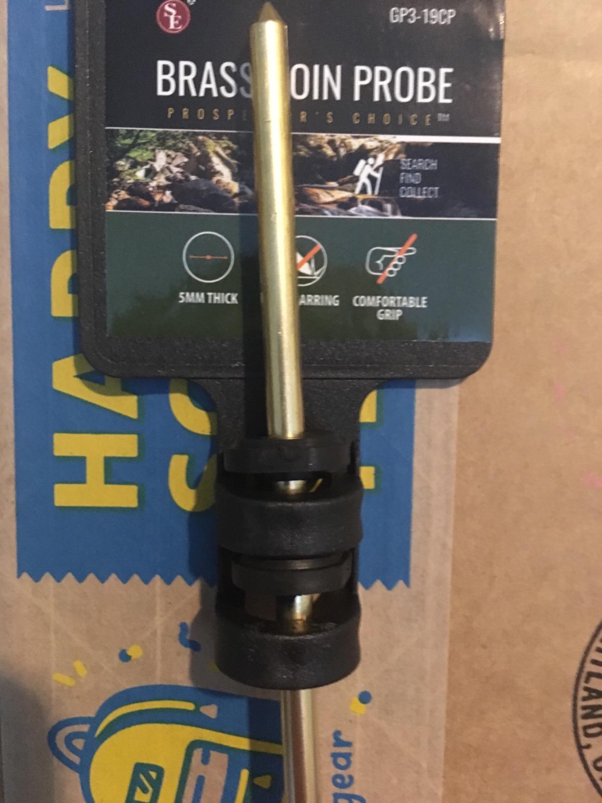 SE 9.25 Inch Non-Marring Brass Metal Detecting Probe for Gold Prospecting and Coin Collecting customer photo 1