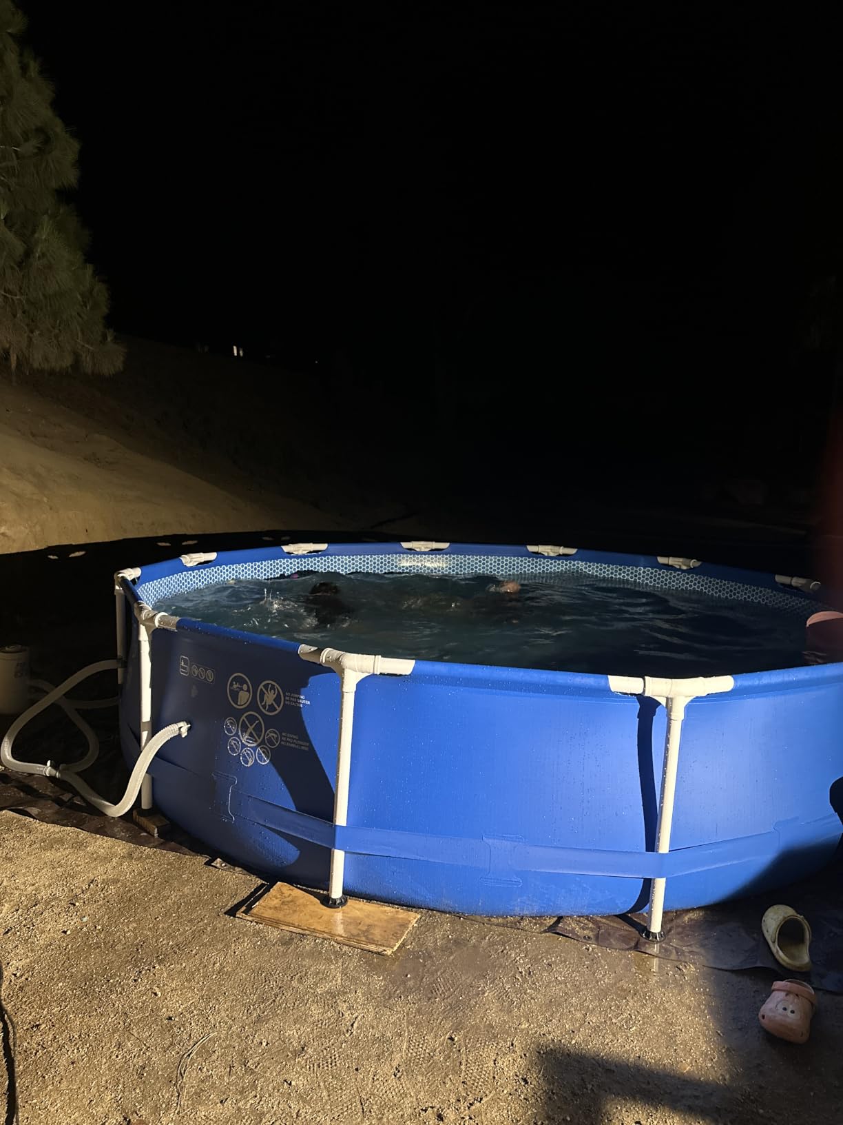 INTEX Metal Frame 12ft x 30in Round Above Ground Swimming Pool Set w/Pump customer photo 2