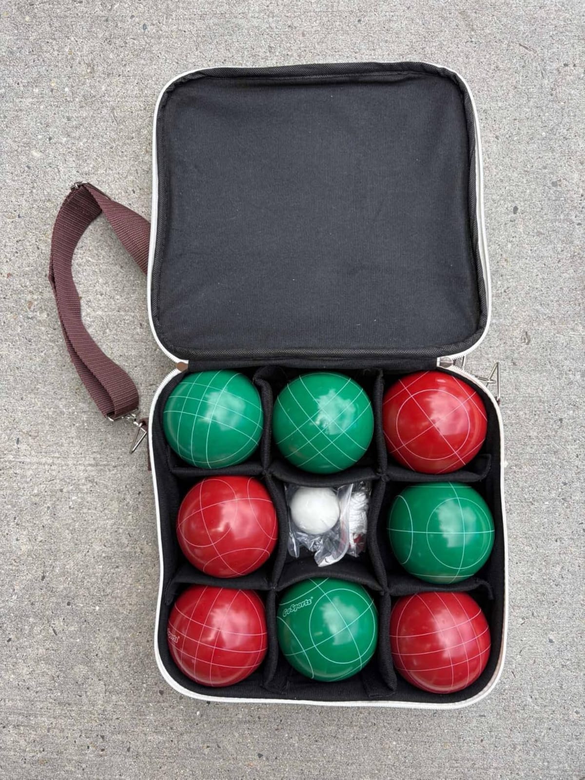 GoSports 100 mm Regulation Bocce Set with 8 Balls, Pallino, Case and Measuring Rope - Premium Official Size Set customer photo 2