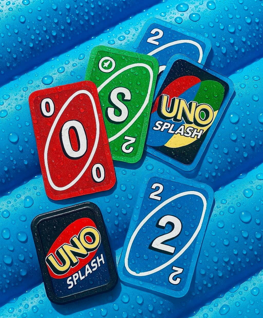 Mattel Games UNO Splash Card Game, Ages 7+, 2-10 Players | With Waterproof Cards & Portable Carabiner Clip for Travel, Pool Time, Camping & Game Nights Away customer photo 1