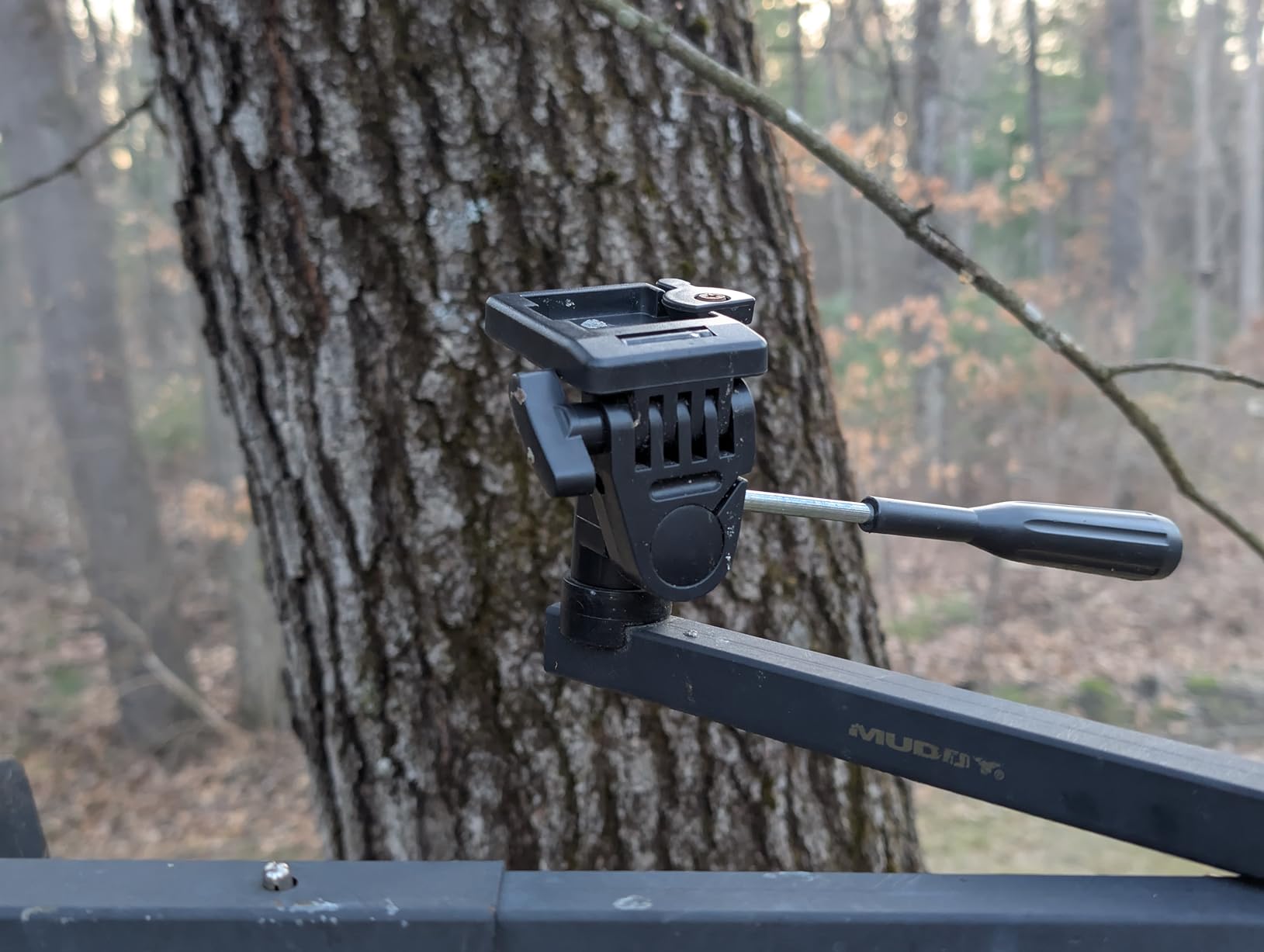 Muddy Basic Trail Camera Arm | Pan Head for Precision Game Cam Positioning, Fully Adjustable with a Head Adjustment of a Full 360 customer photo 1