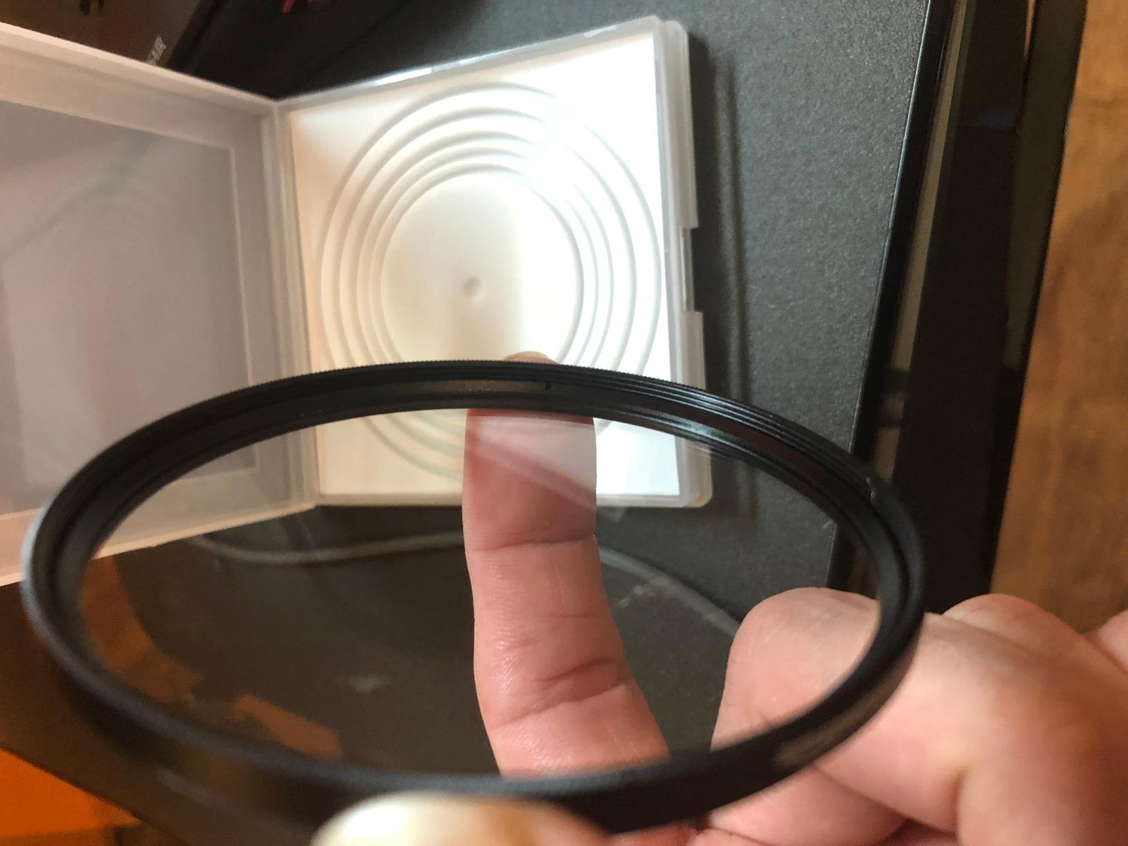Amazon Basics UV Protection Camera Lens Filter, Scratch Resistant, Photography Filter, Lens Protection, 58mm customer photo 1
