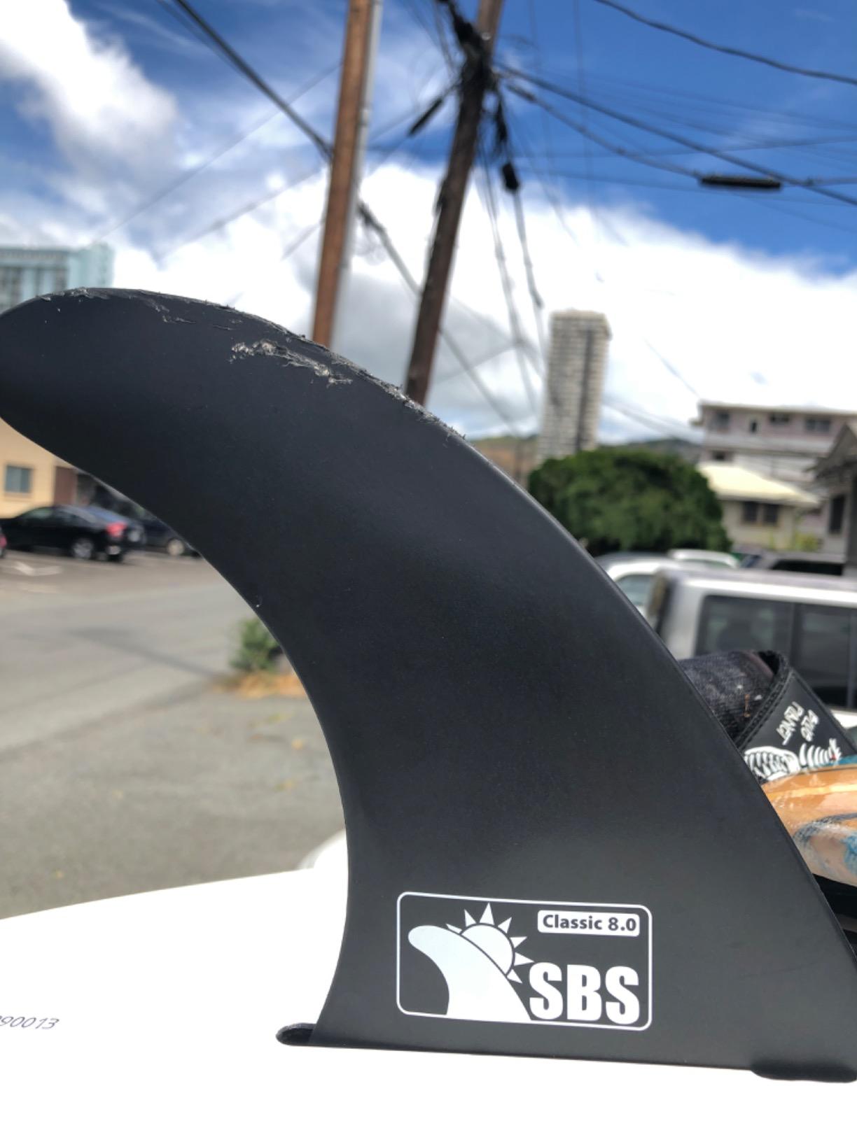 SBS - 8 inch Longboard & SUP Single Fin - 8
