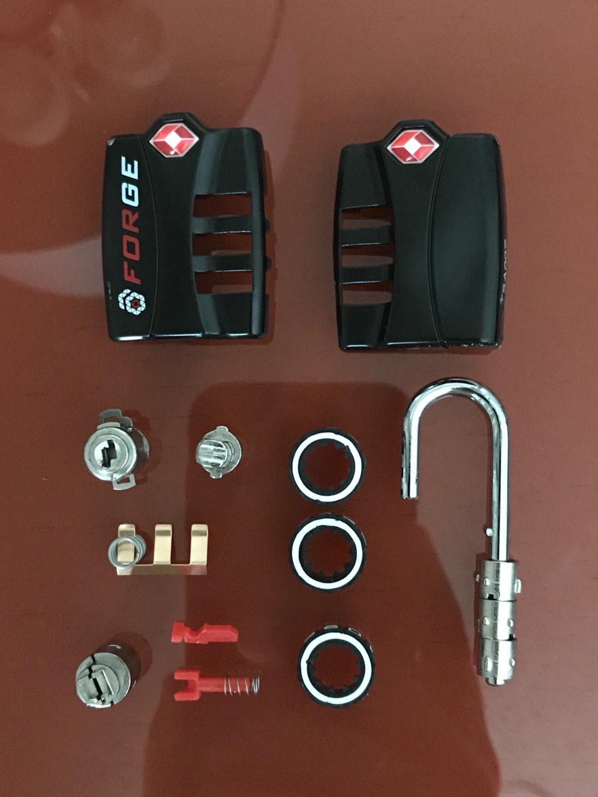 Forge TSA Approved Luggage Locks - Black 2 PK customer photo 1