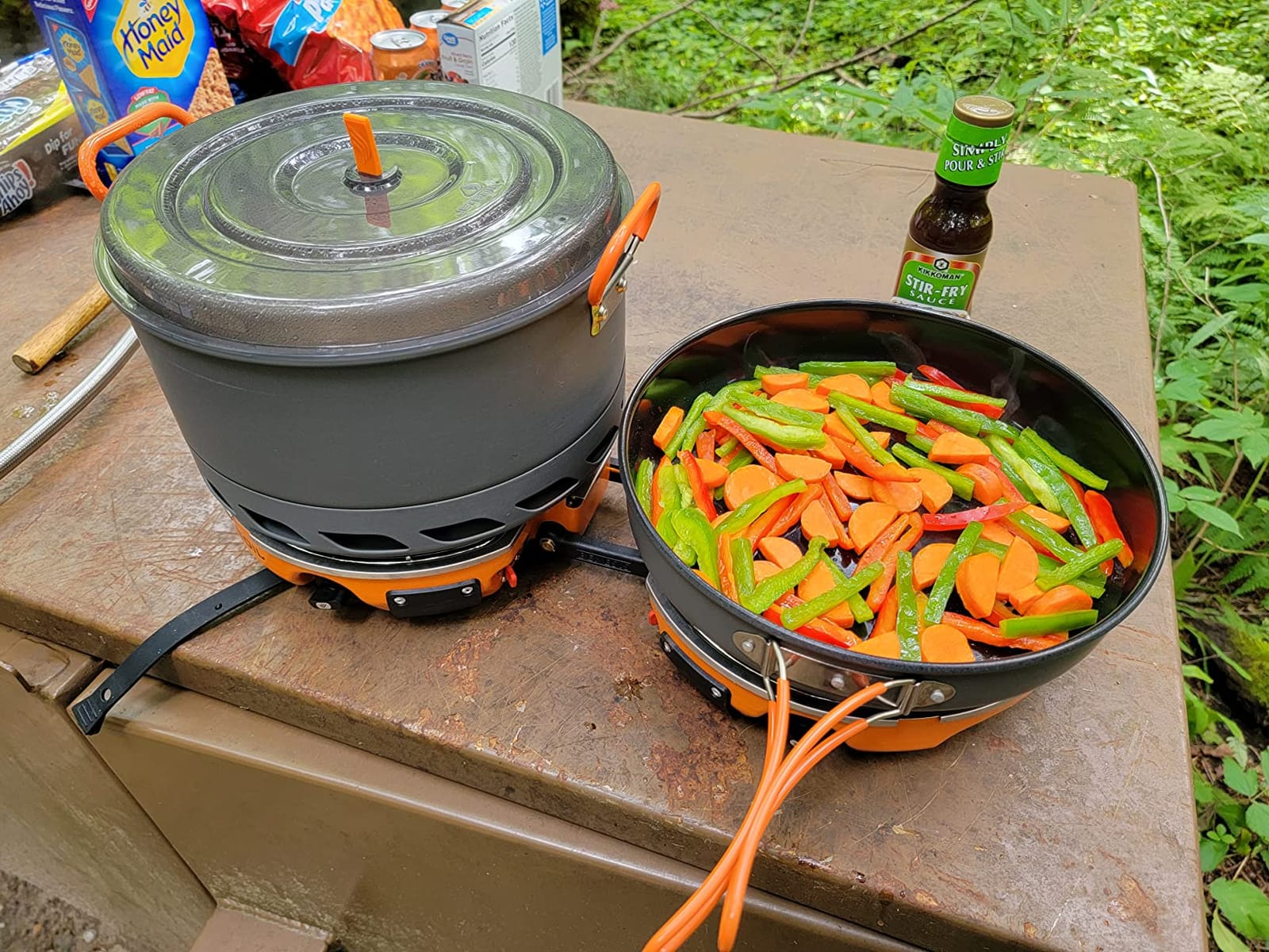 Jetboil Genesis Basecamp Backpacking and Camping Stove Cooking System with Camping Cookware customer photo 1
