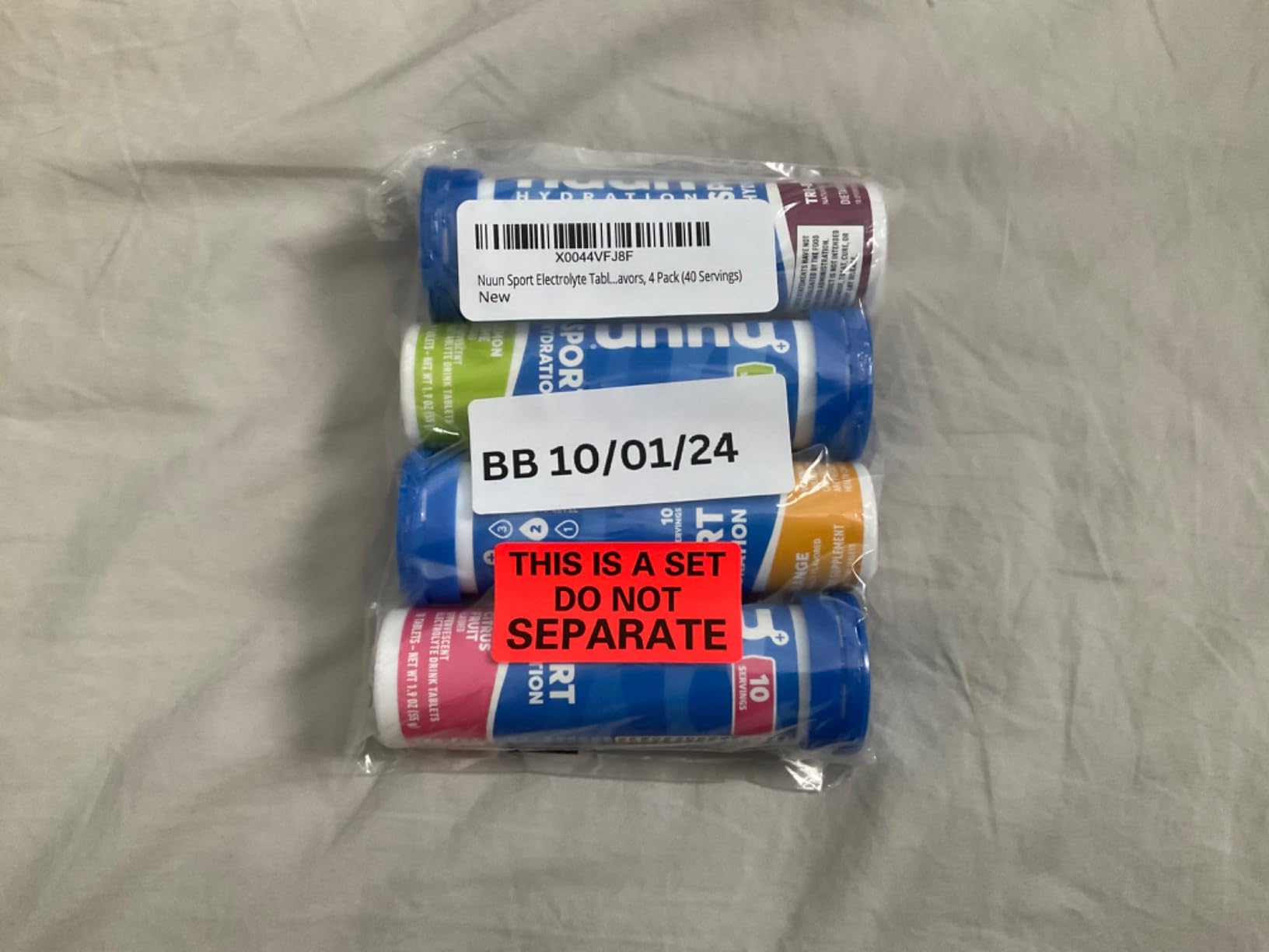 Nuun Sport Electrolyte Tablets Mixed Flavors, GF & Vegan, 4 Pack customer photo 2