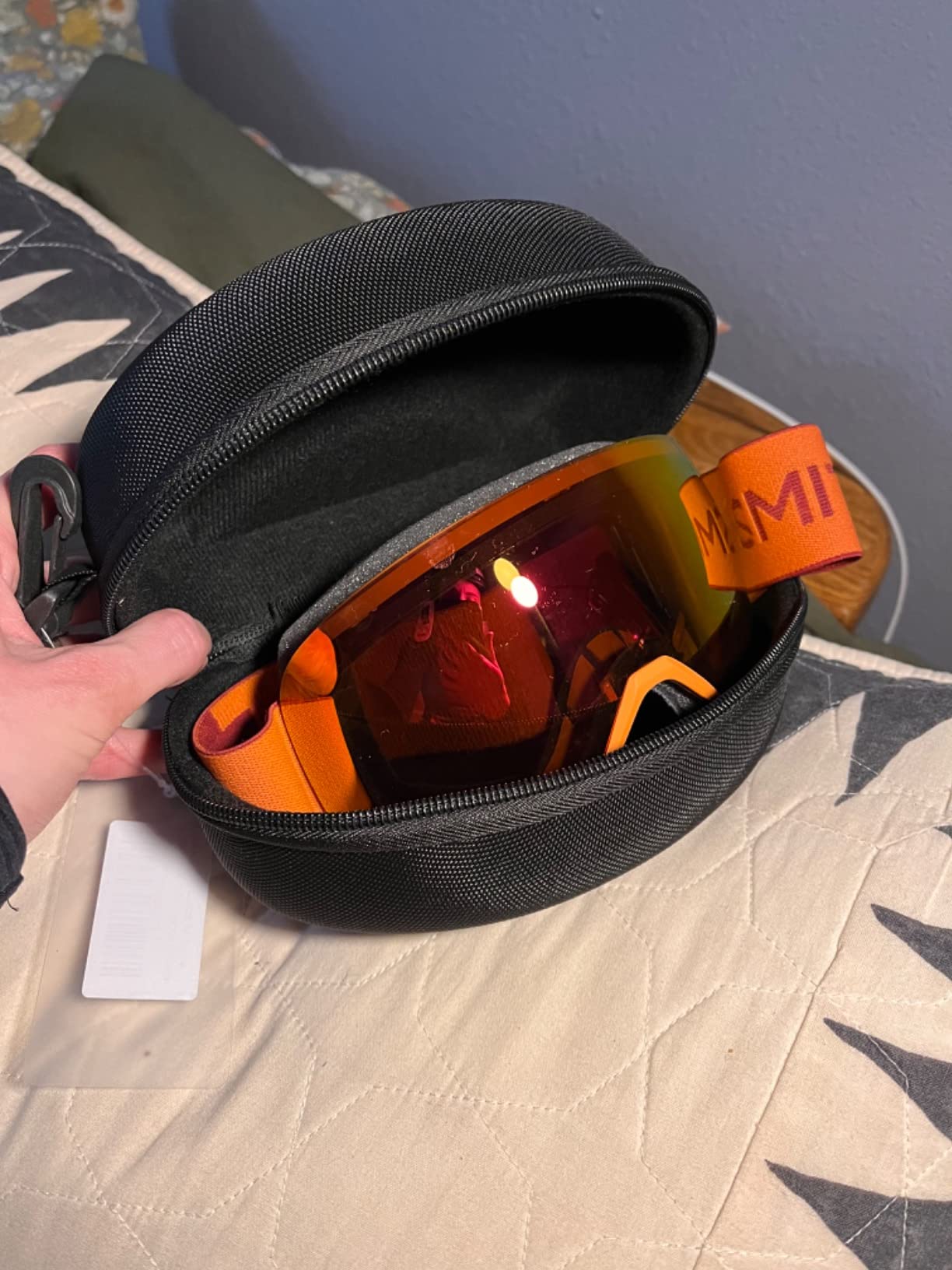 Large Hard Sports Glasses Case, Ski Goggles Case, Snowboard Storage Holder customer photo 1