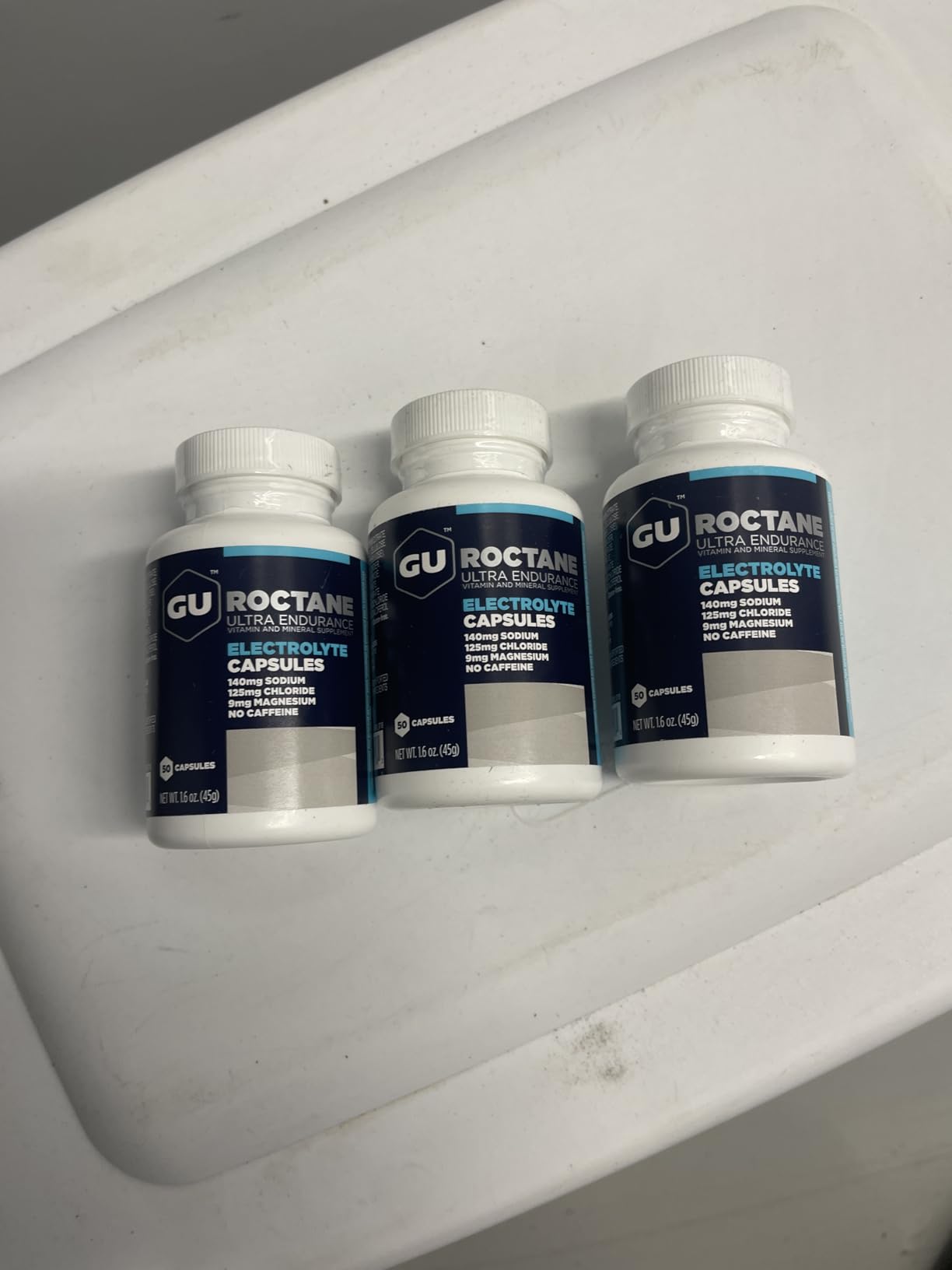 GU Energy Roctane Ultra Endurance Electrolyte Capsules, Informed Choice, Energy for Before, During or After Any Workout, 50-Count Bottle customer photo 1