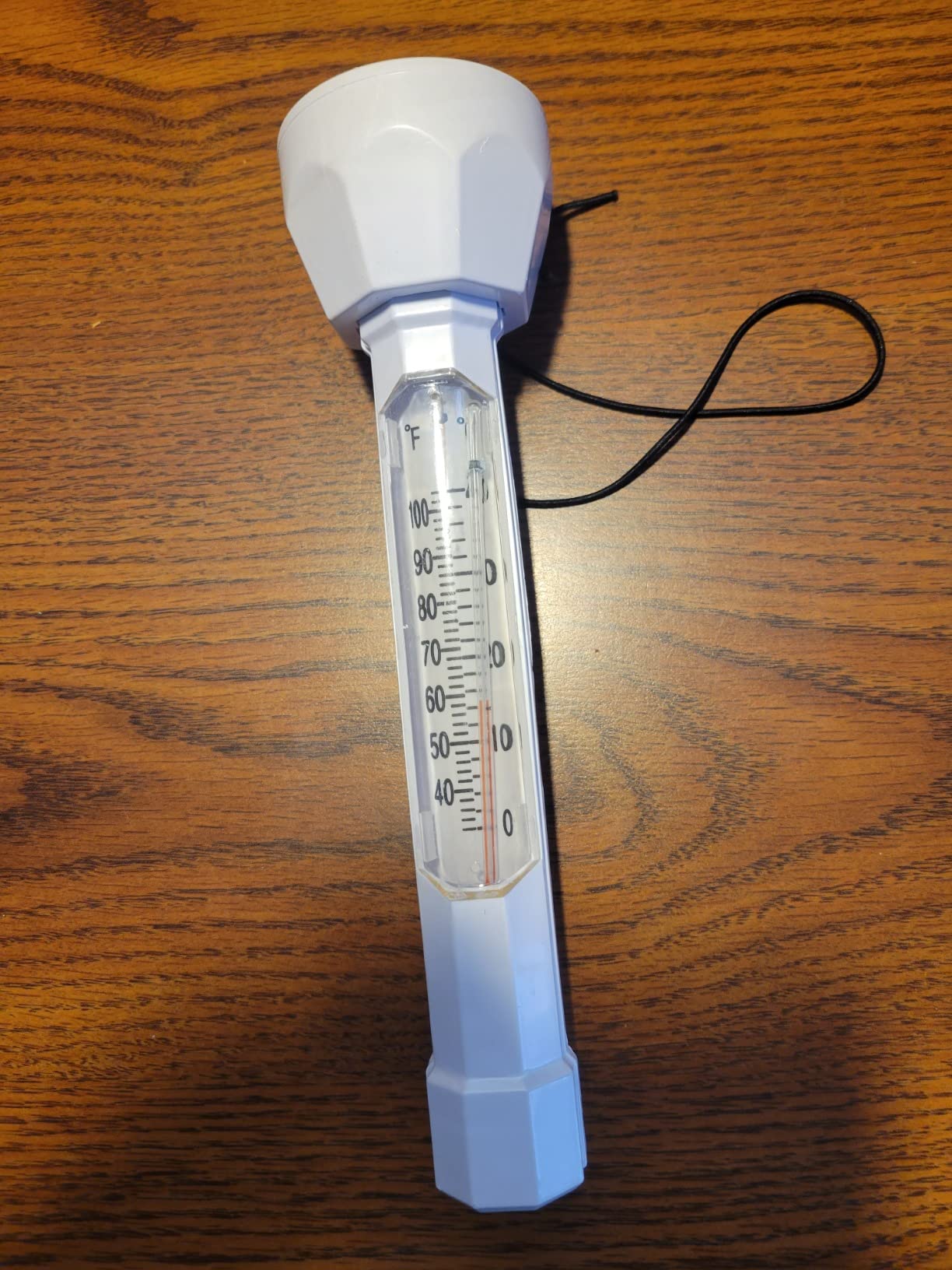 Floating Buoy Pool Thermometer with Jumbo EZ Read Display & Cord- Shatter Proof- Swimming Pool Maintenance Equipment for Indoor or Outdoor Swimming Pool, Hot Tub, Jacuzzi, Spa customer photo 2