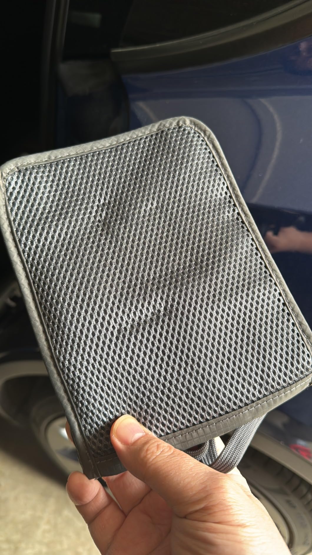 VENTURE 4TH Travel Neck Wallet, RFID Blocking Passport Holder - Gray customer photo 1