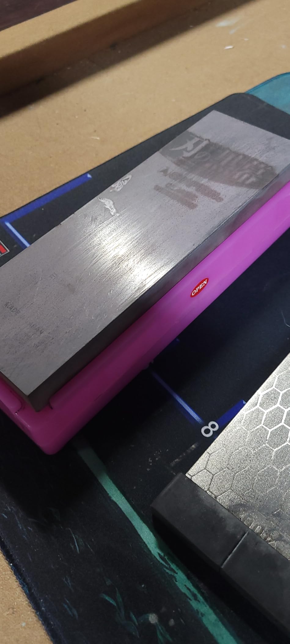SHAPTON Ha No Kuromaku Ceramic Whetstone (A-set) Medium Grit (#1000) + Fine Grit (#5000) customer photo 2