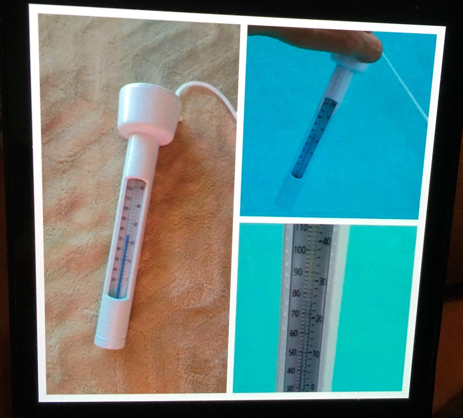 [Large Floating Pool Thermometer] eLander Pro Water Thermometers, for Outdoor & Indoor Swimming Pools, Spas, Hot Tubs, Fish Ponds customer photo 2
