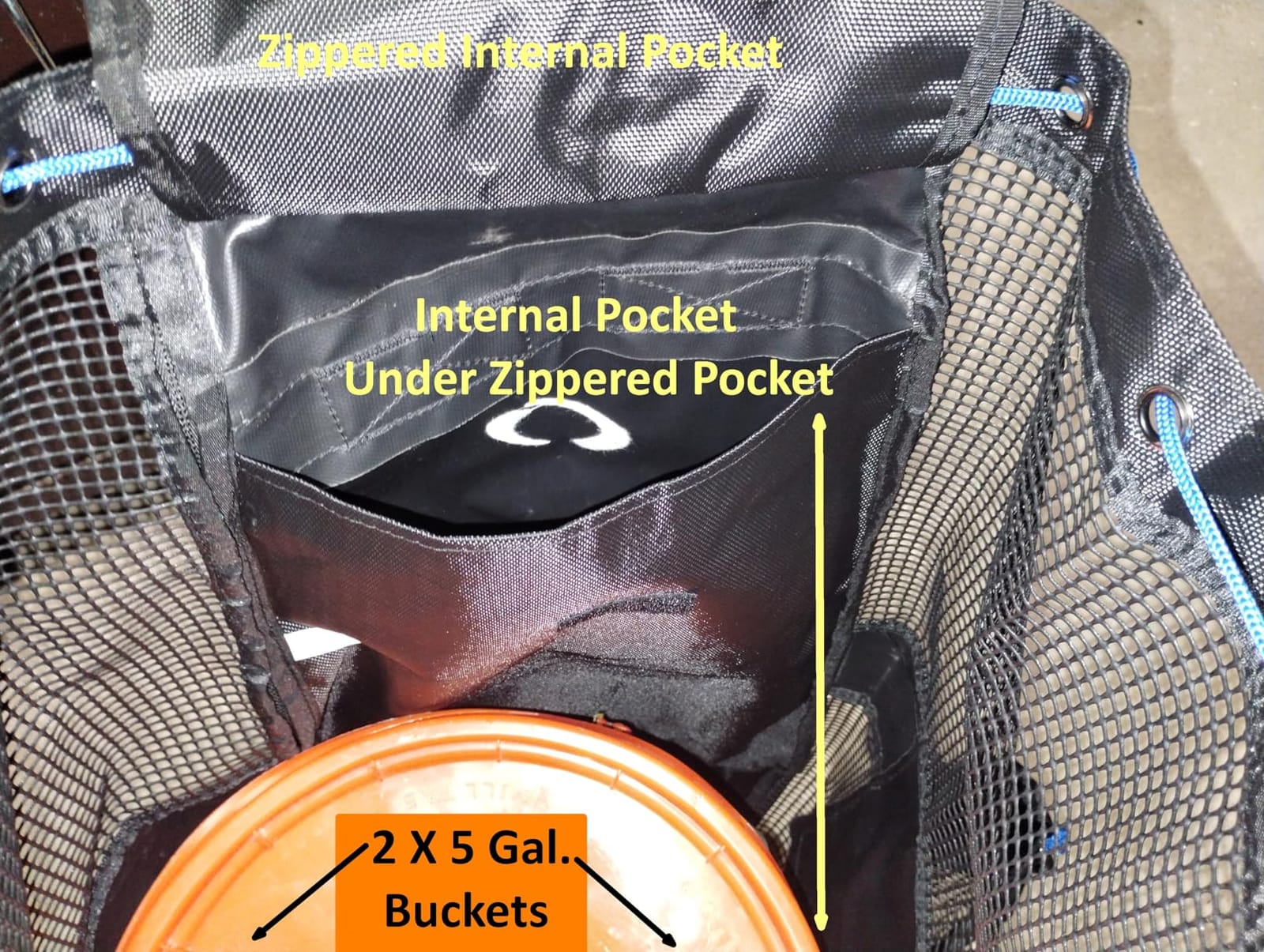 Oceanic Mesh Backpack Gear Bag XL for Snorkel & Scuba Diving Gear customer photo 1
