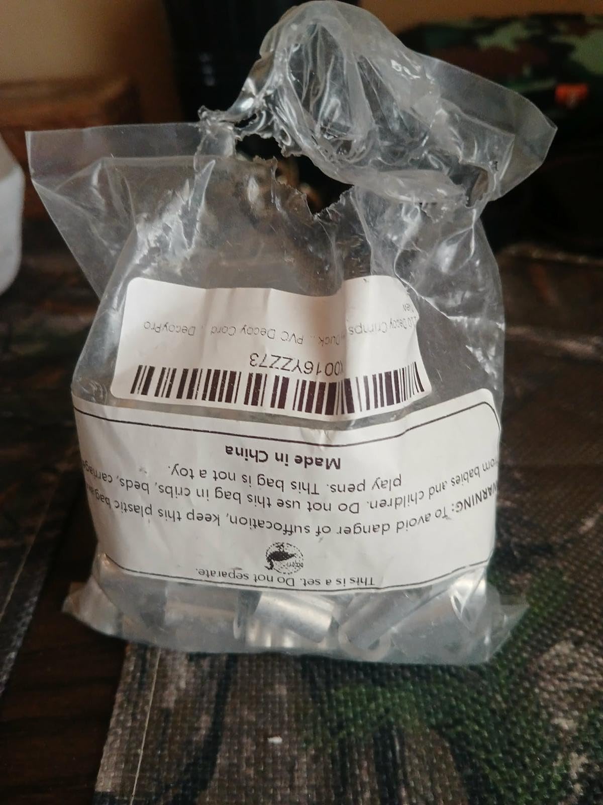 Duck Decoy Crimps, Texas Rig Decoy Line Crimps, PVC Decoy Cord Crimps, Duck Decoy Weights Crimps, Duck Decoy Strings, Texas Rigs for Duck Decoy Anchors, Decoy Rigging Crimps customer photo 2