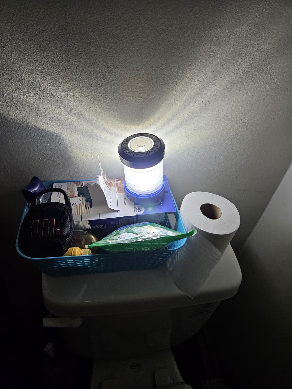 Kizen Outdoor Solar Lantern - Solar or Plug Rechargeable Lantern - Collapsible LED Light for Power Outages - Camping Essential Lamp for Tent Light, Hanging, or Flashlight customer photo 1
