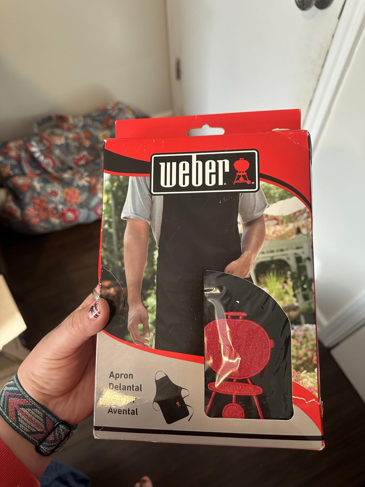 Weber® Adjustable Black Apron with Pockets customer photo 1
