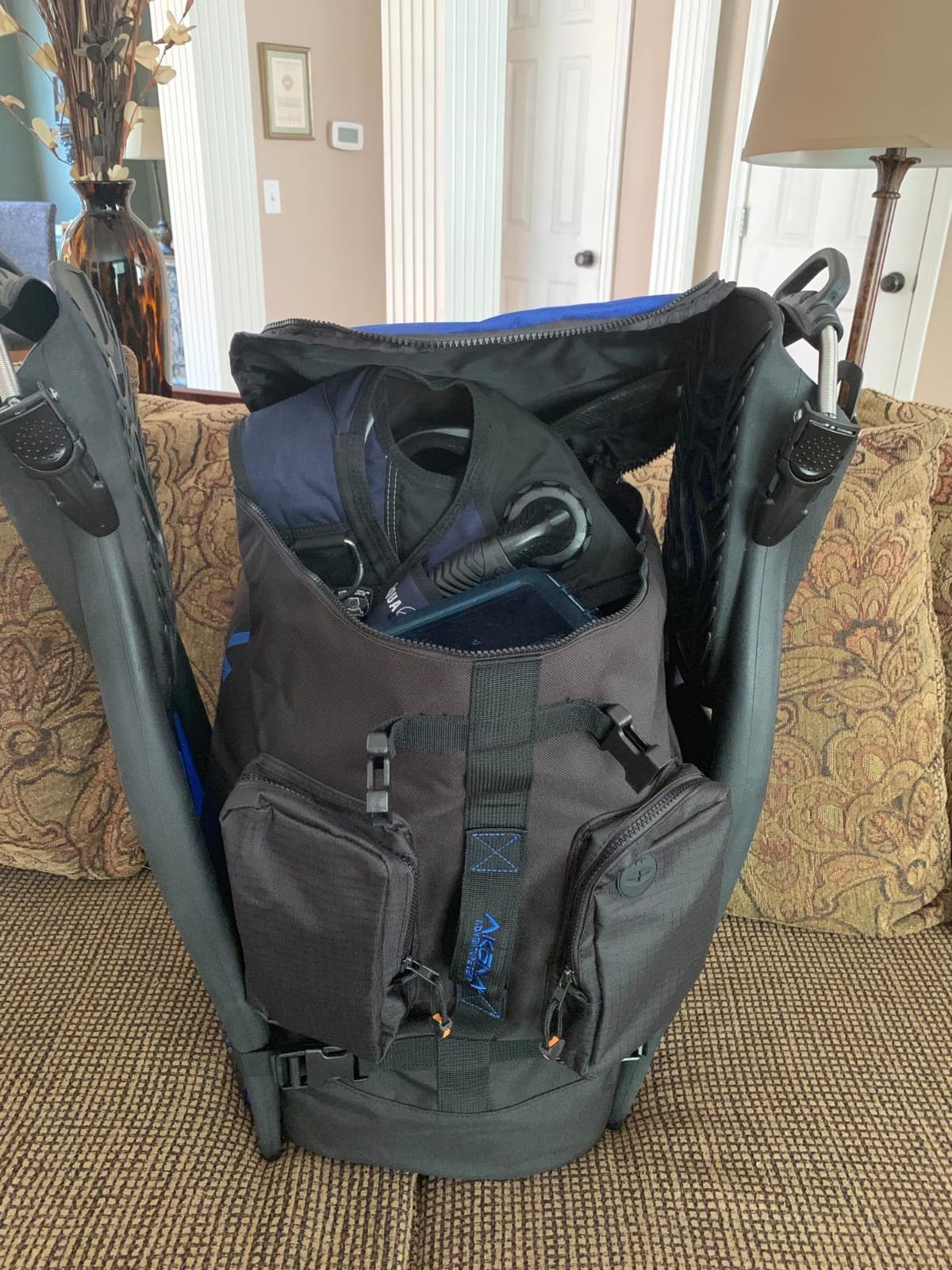 AKONA Globetrotter Scuba Diving Backpack - 58L All-in-One Carry-On Dive Travel Bag for Scuba & Snorkeling Gear, Fits Regulator, BCD, Mask, Snorkel & Fins customer photo 2