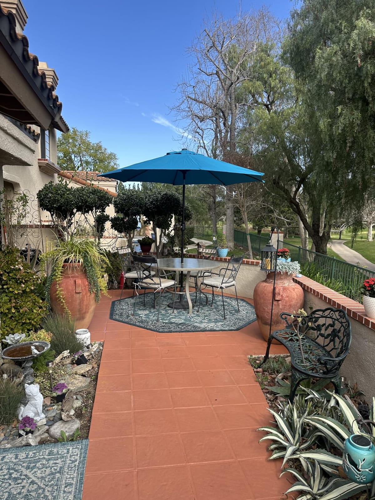 Sunnyglade 9' Patio Umbrella Outdoor Table Umbrella with 8 Ribs Tan customer photo 2