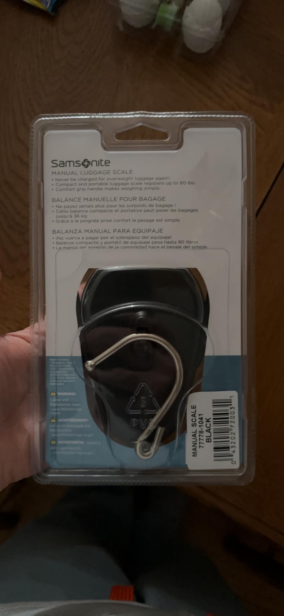 Samsonite Manual Luggage Scale, Black, One Size customer photo 1