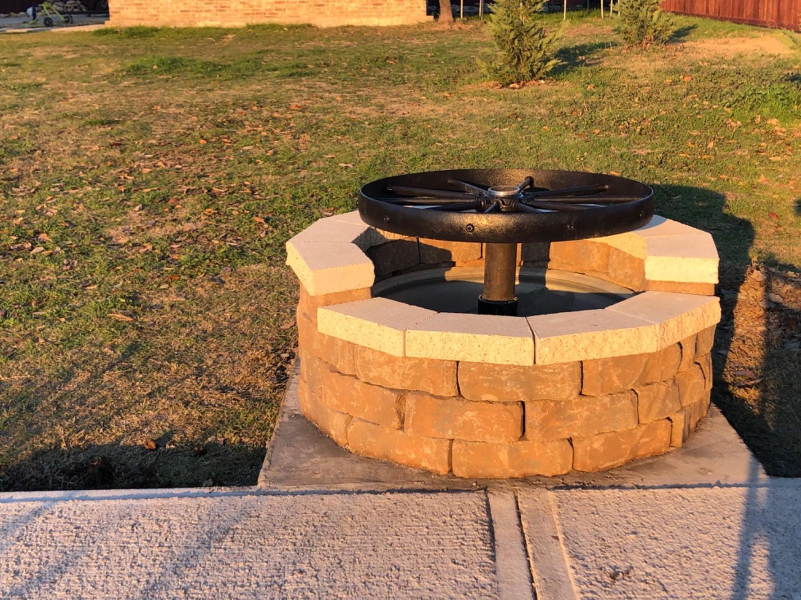 onlyfire Foldable Round Stainless‑Steel Fire Pit Cooking Grate - 36 Inch customer photo 1