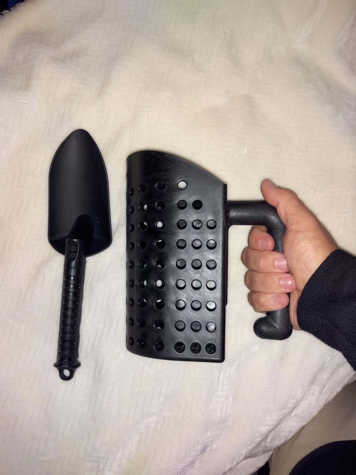 National Geographic Metal Detector Sand Scoop and Shovel Tool Set | Metal Detecting Sand Scoop, Compact Shovel, Beach Sand Sifter, Treasure Hunting Accessories, Durable Tool Set customer photo 2