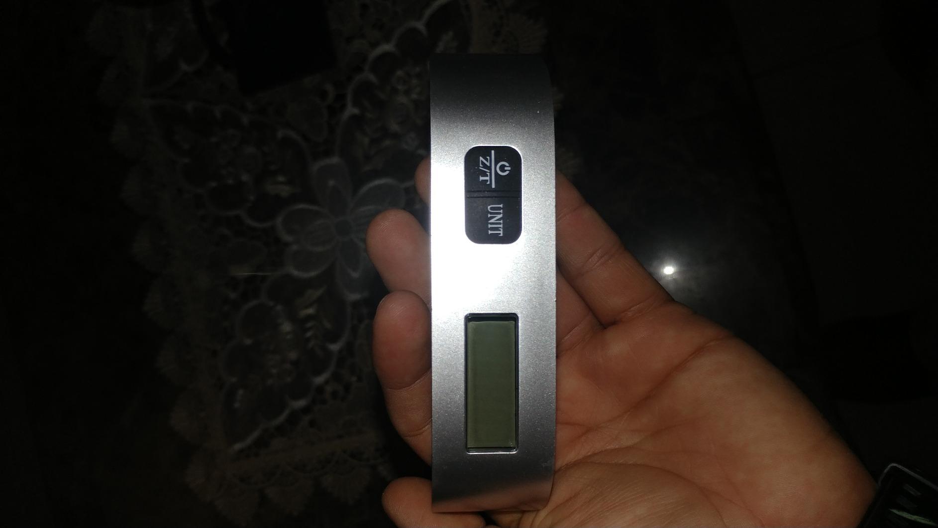 Fosmon Digital Luggage Scale, 110lbs Suitcase Baggage Scale, 1 Pack Silver customer photo 1