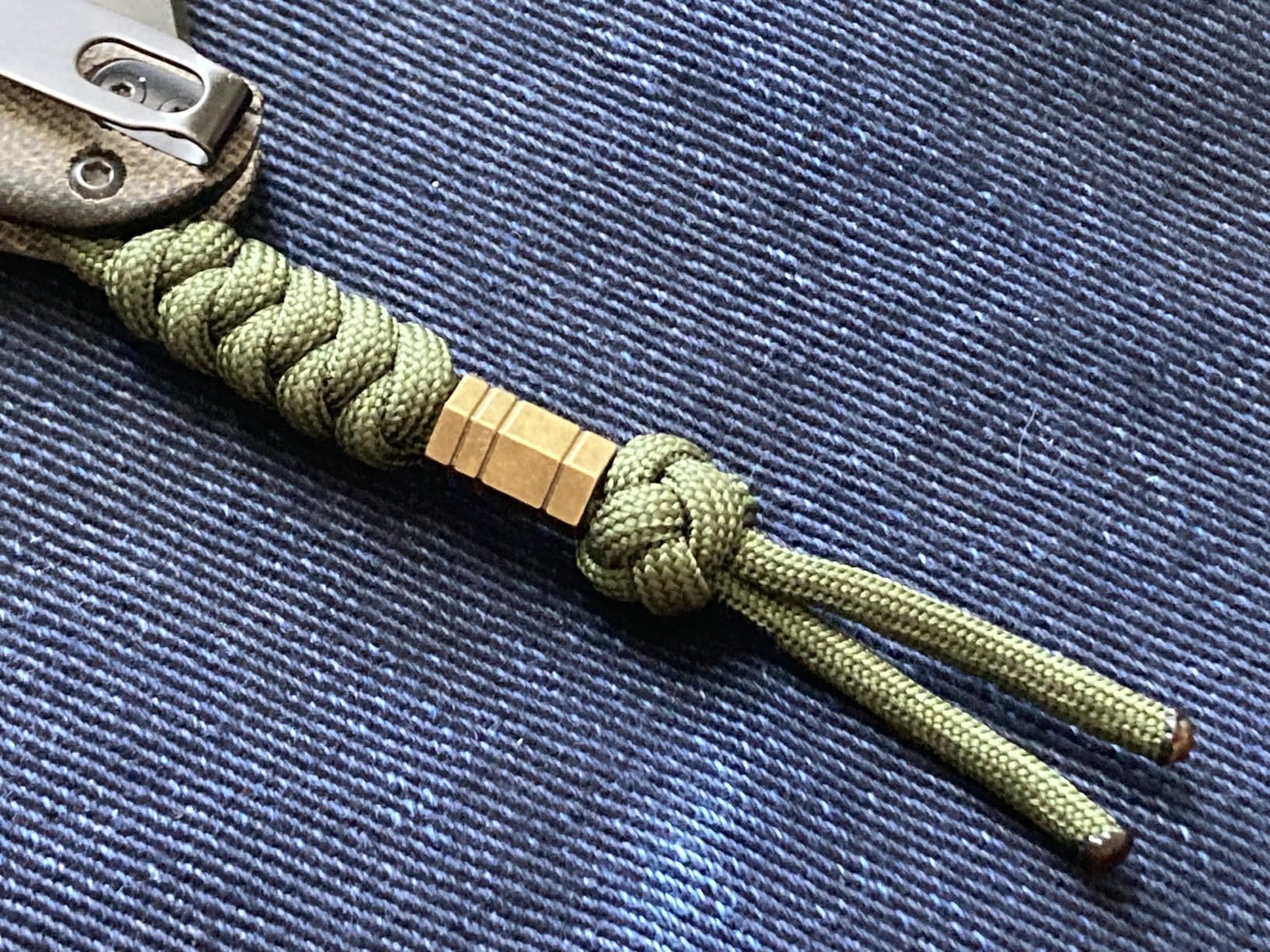 TOUGH-GRID 550 Paracord, 100% Nylon, Made in USA, Type III Mil-Spec 100 ft | Camo Green customer photo 2